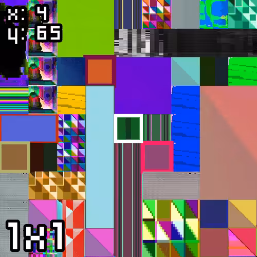 GLIXITIES: XITY #6 - x:4 y:65 - 1x1