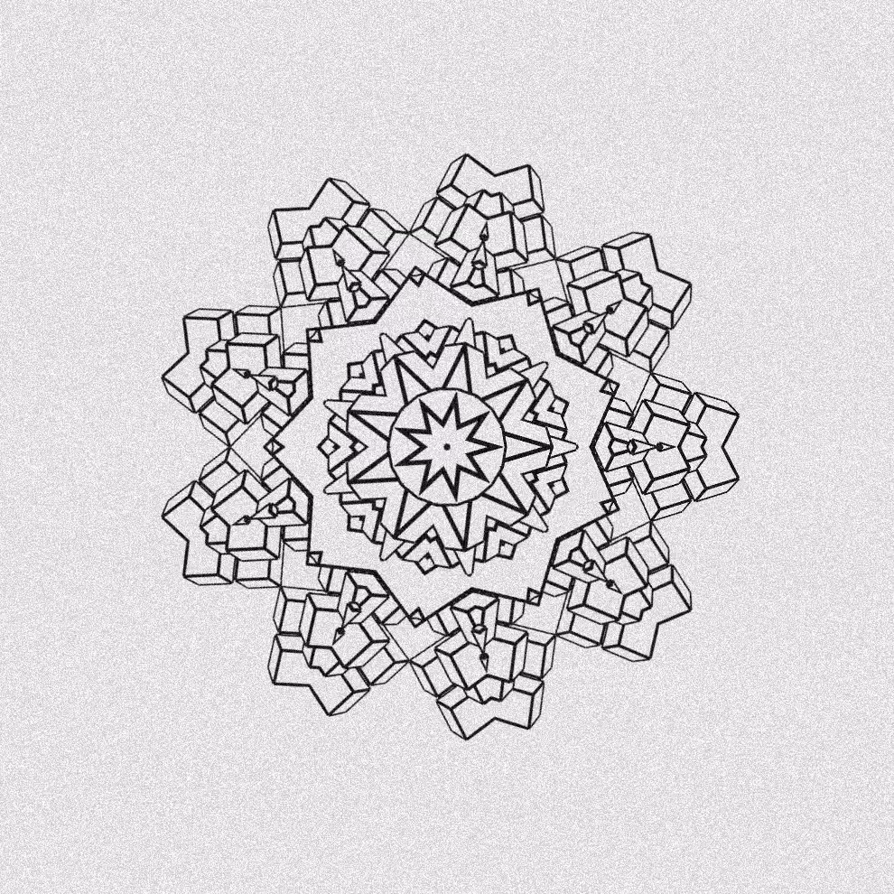 Monochrome Kaleido #353