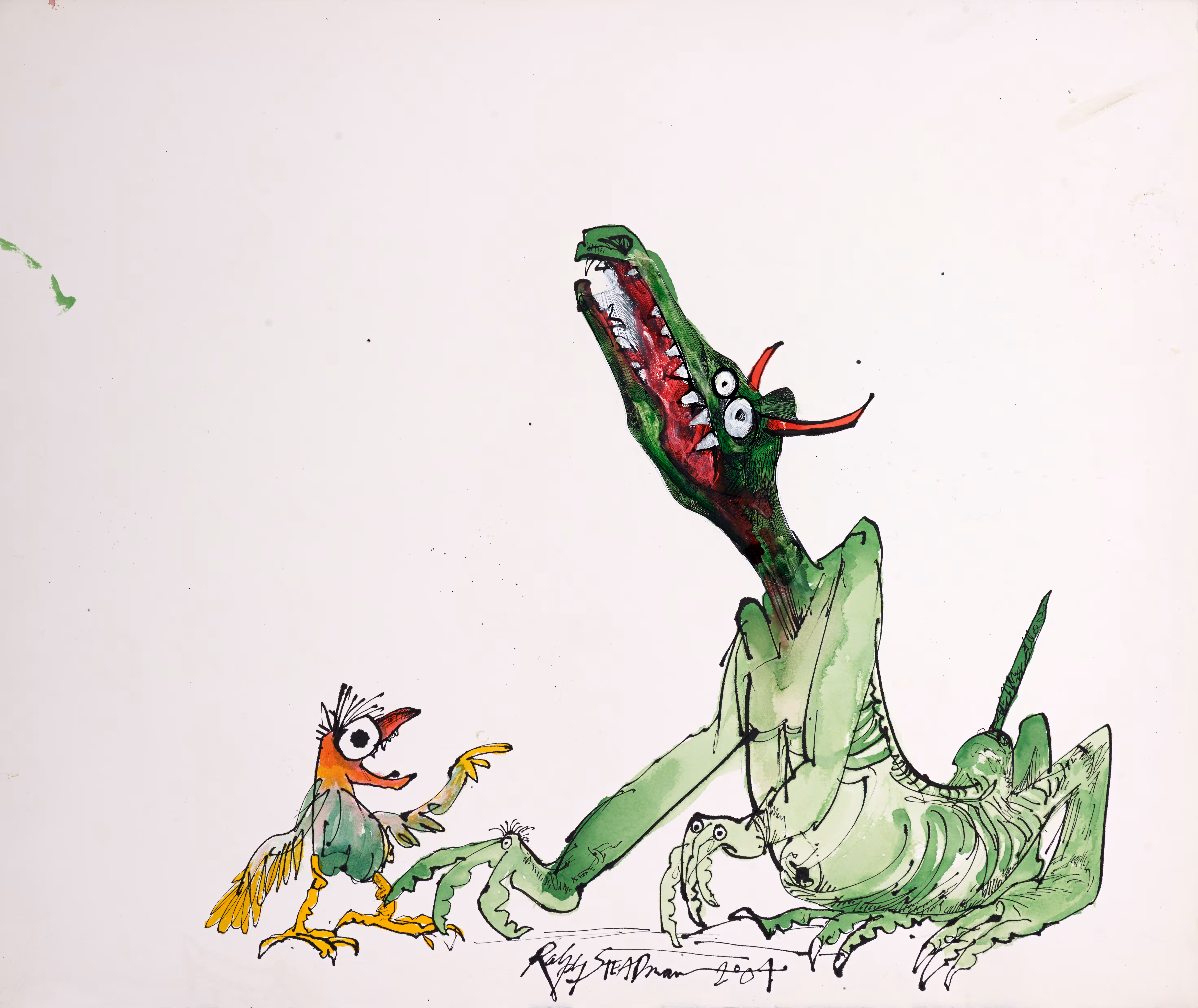 A Chicken and a Dragon CAN be friends!