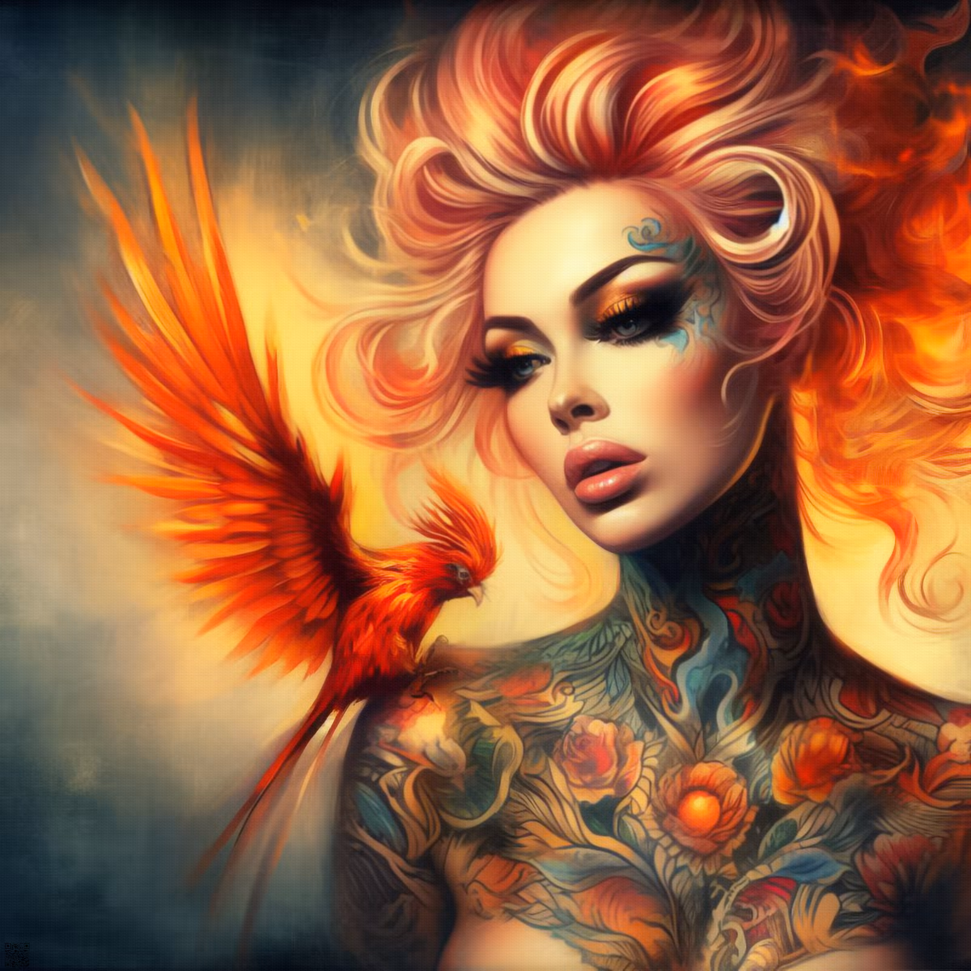 Szabo_Sandor_Zoltan_Art: The Flaming Phoenix