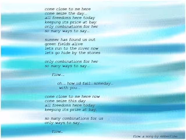 'flow'