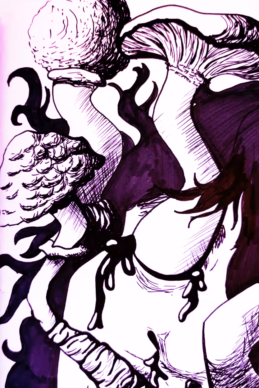 Inktober Day 1 - Possessed
