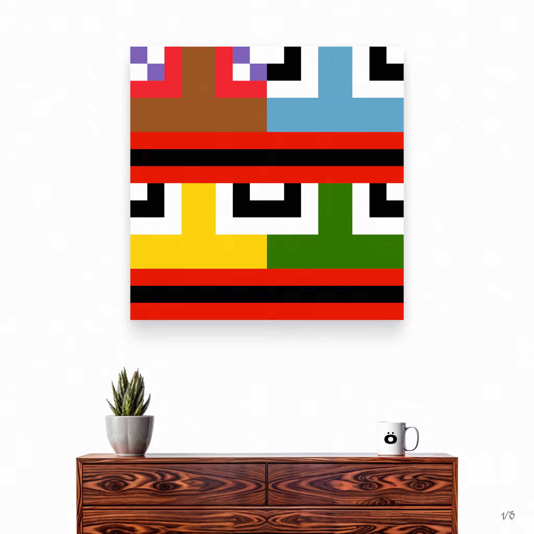 PIXEL CLUB ON CANVAS #1
