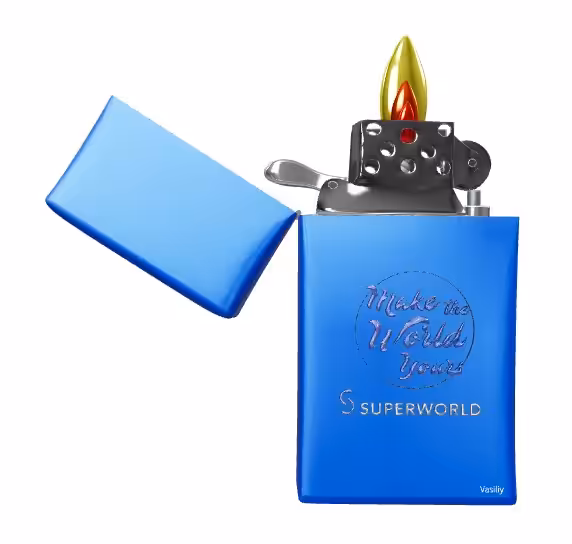 Vasiliy Santru Exclusive Superworld Crypto Zippo