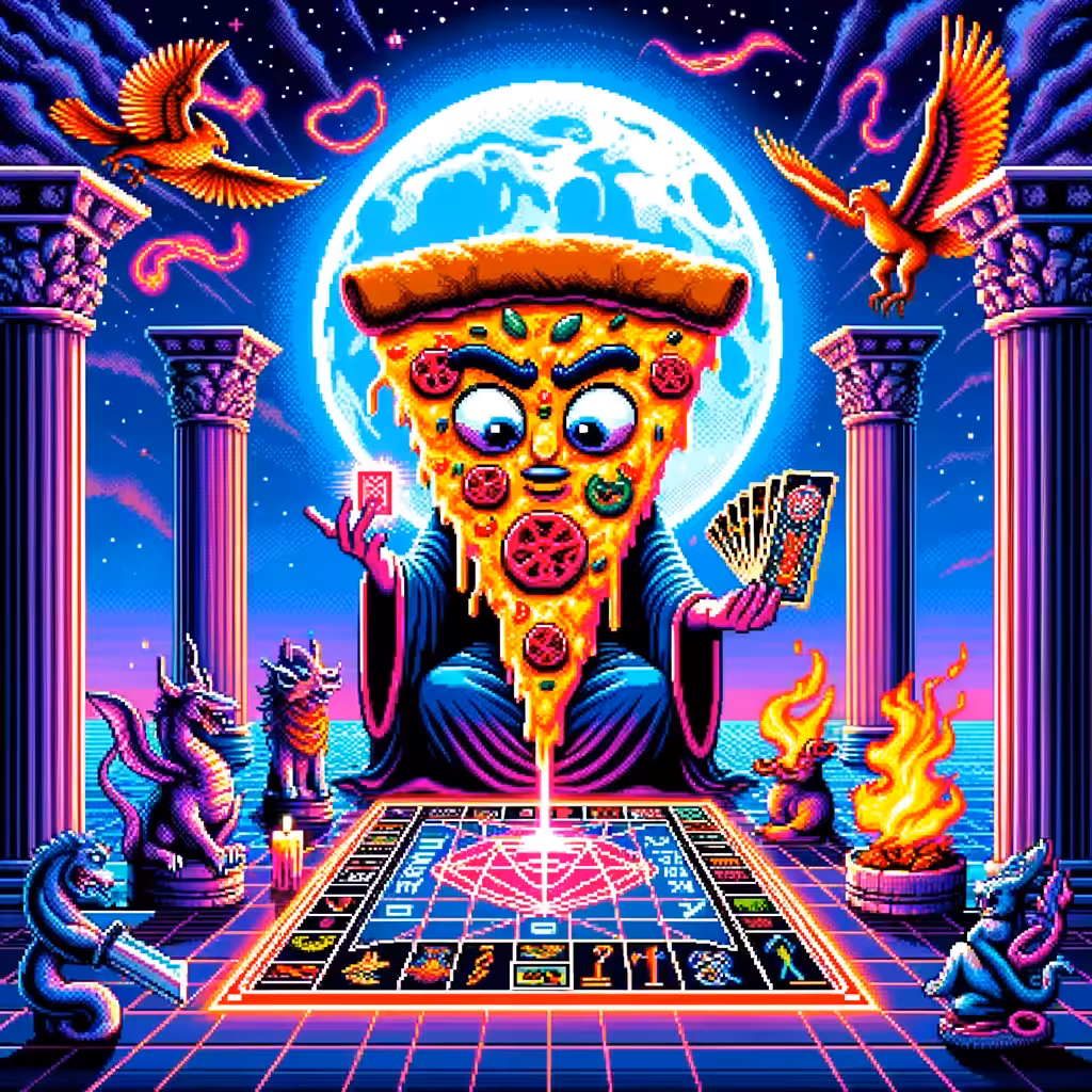 Pizza Pixel Art: Dungeon & Dragons