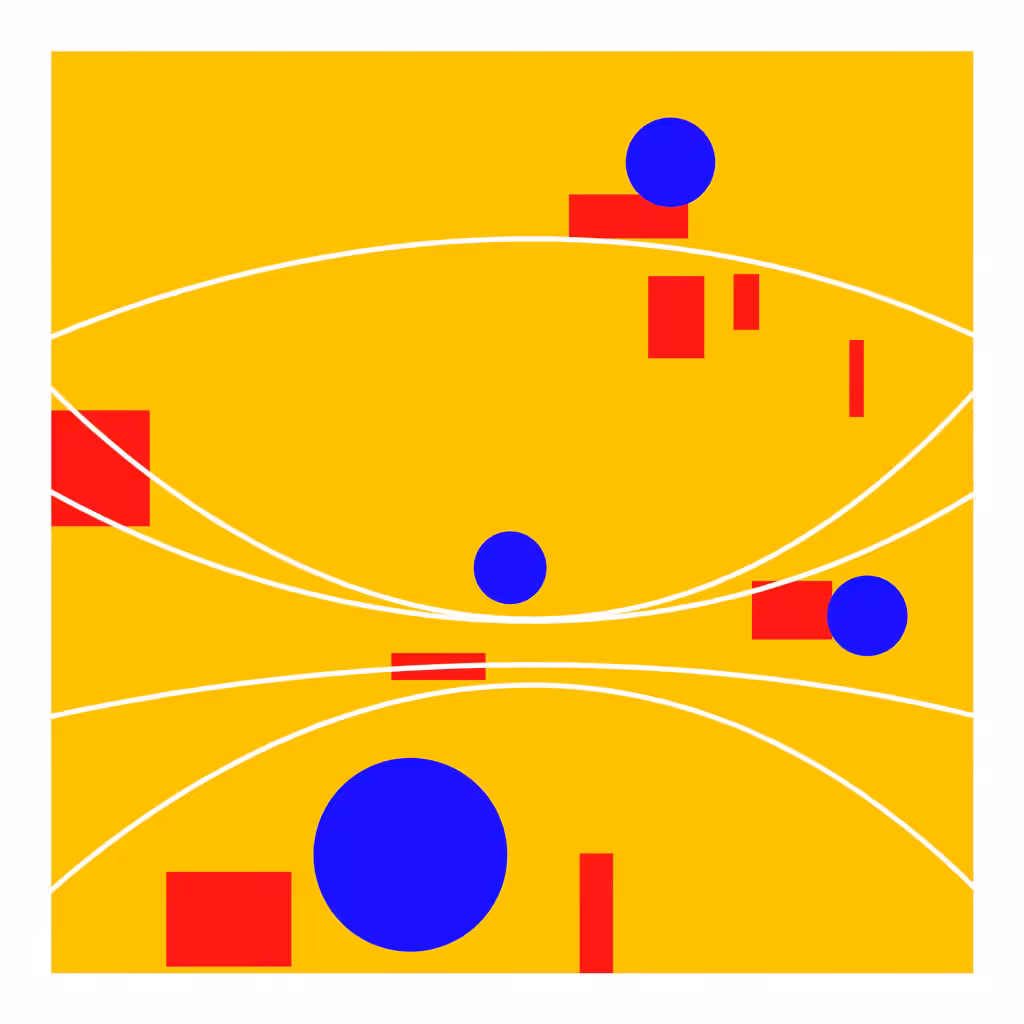 Red yellow and blue 01