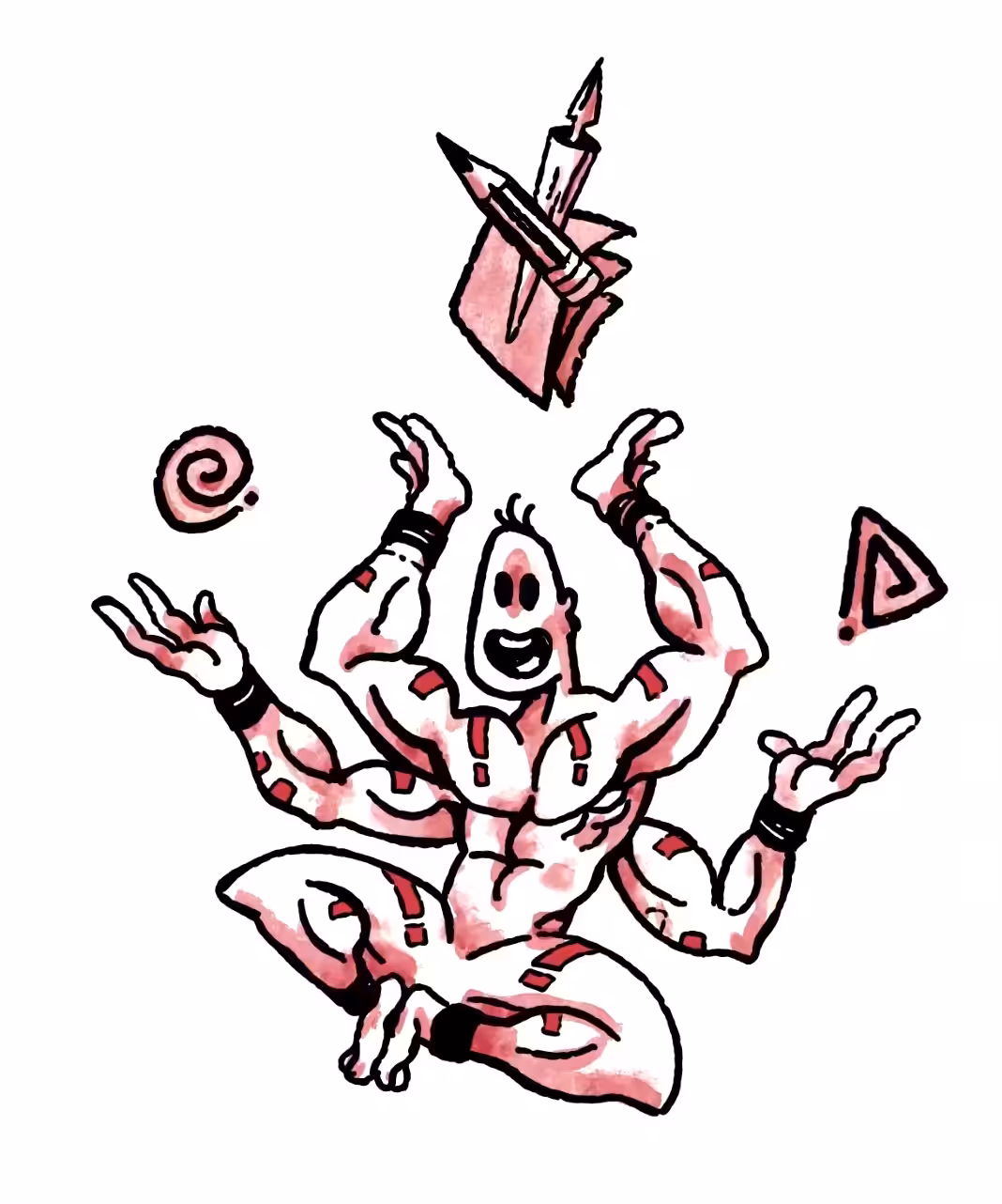 Weird Guy is levitating again!