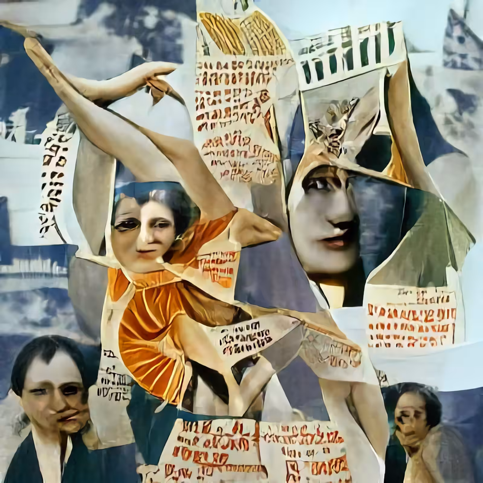 84. Isadora Duncan's Posters Collage