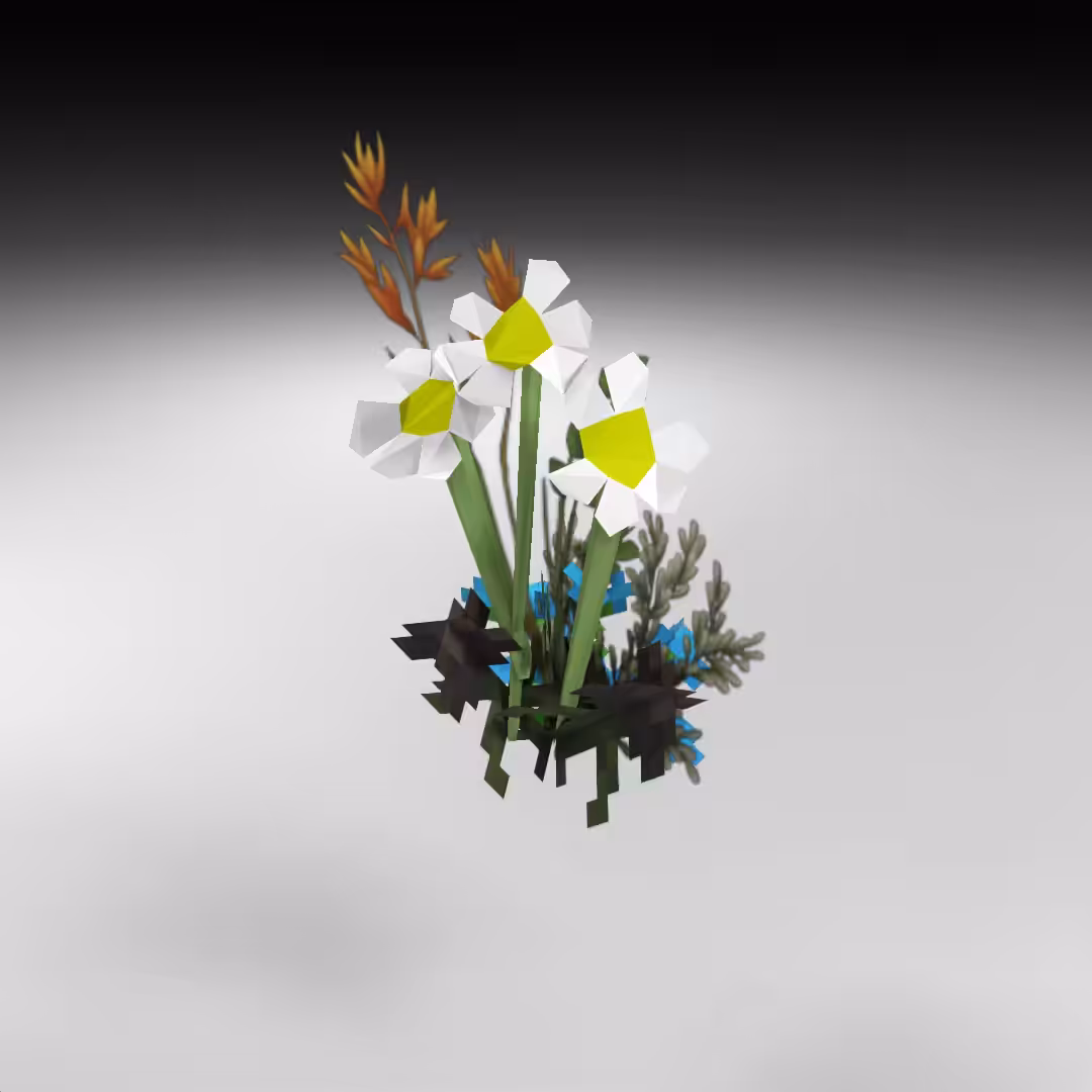Hand-hacked Bouquet 76