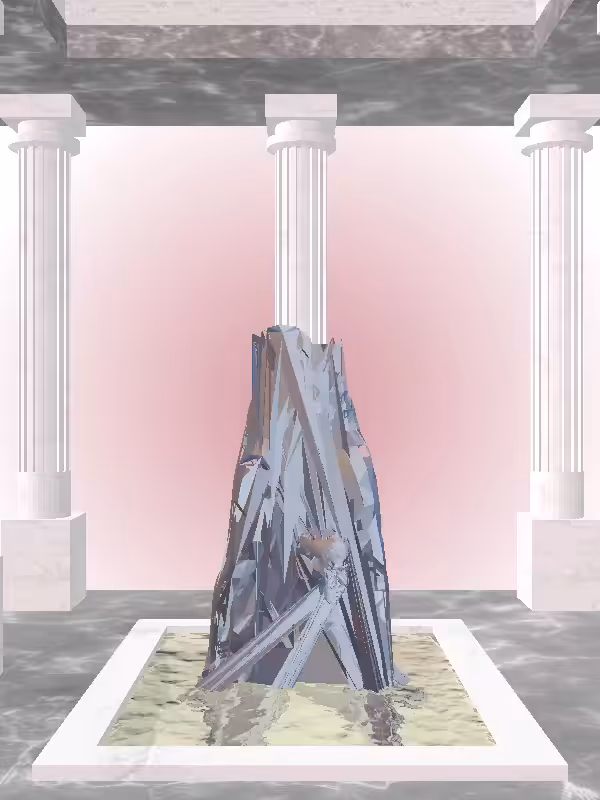 HeavenComputer: The Fragmented Shooter Stealth Dark Blue Woman #1193