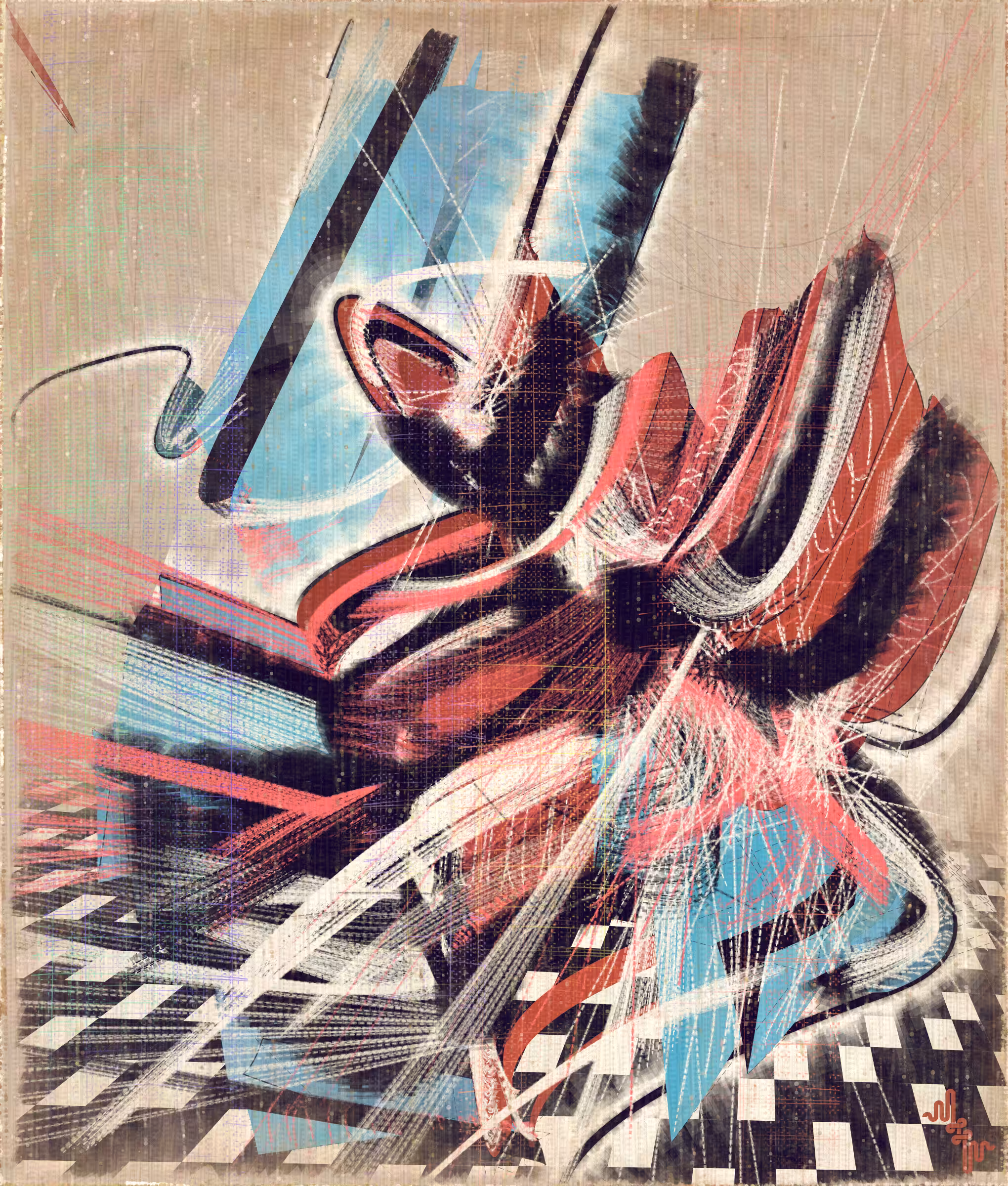 Amplitudes of Canvas #474
