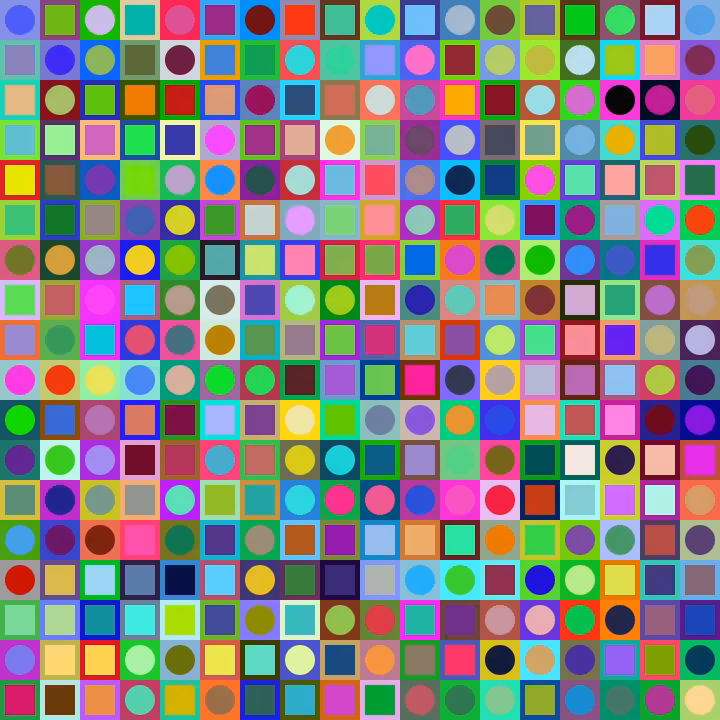 Square Dot Composition #75