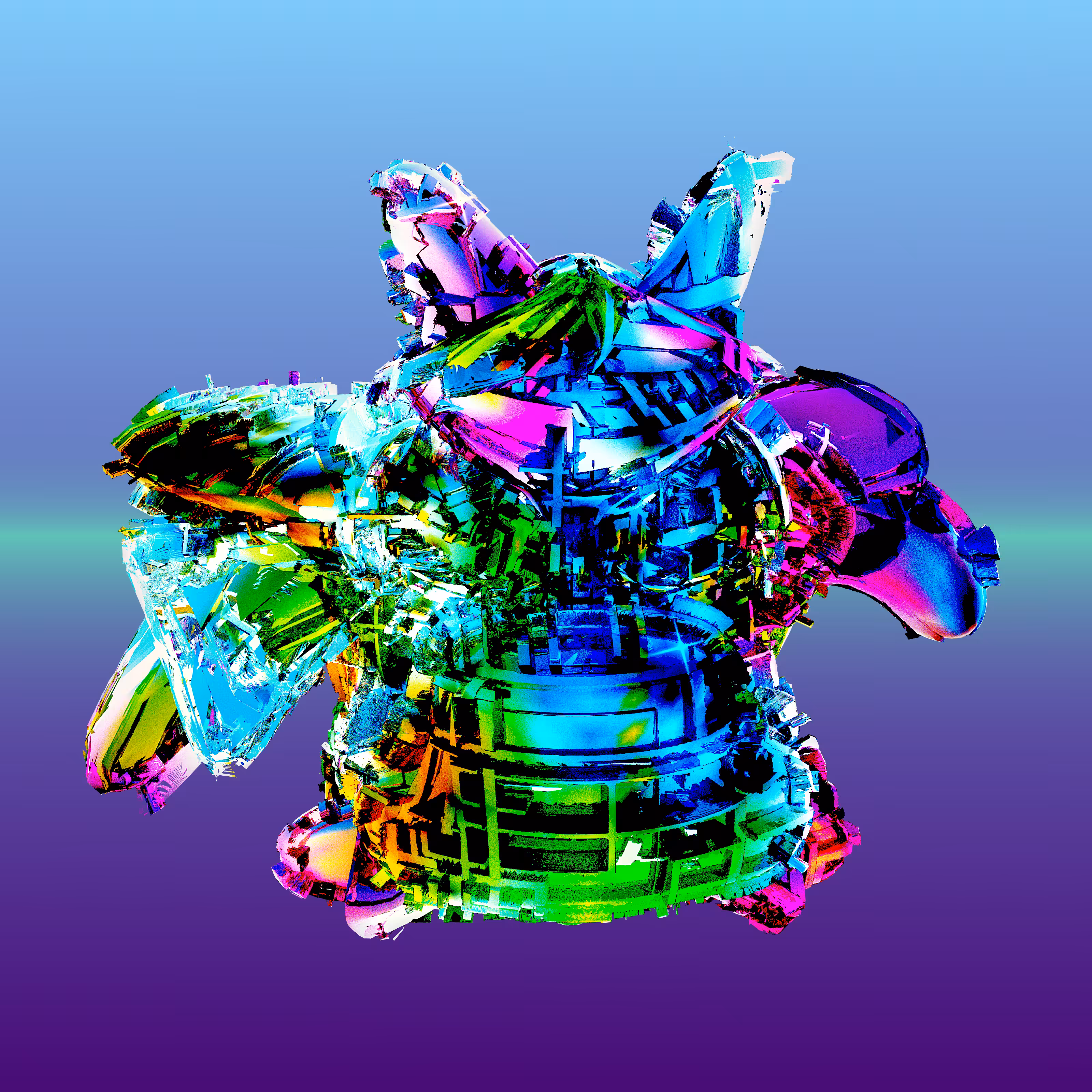 Gagaplex Pizza Cat Samurai- World of Abstractania 018