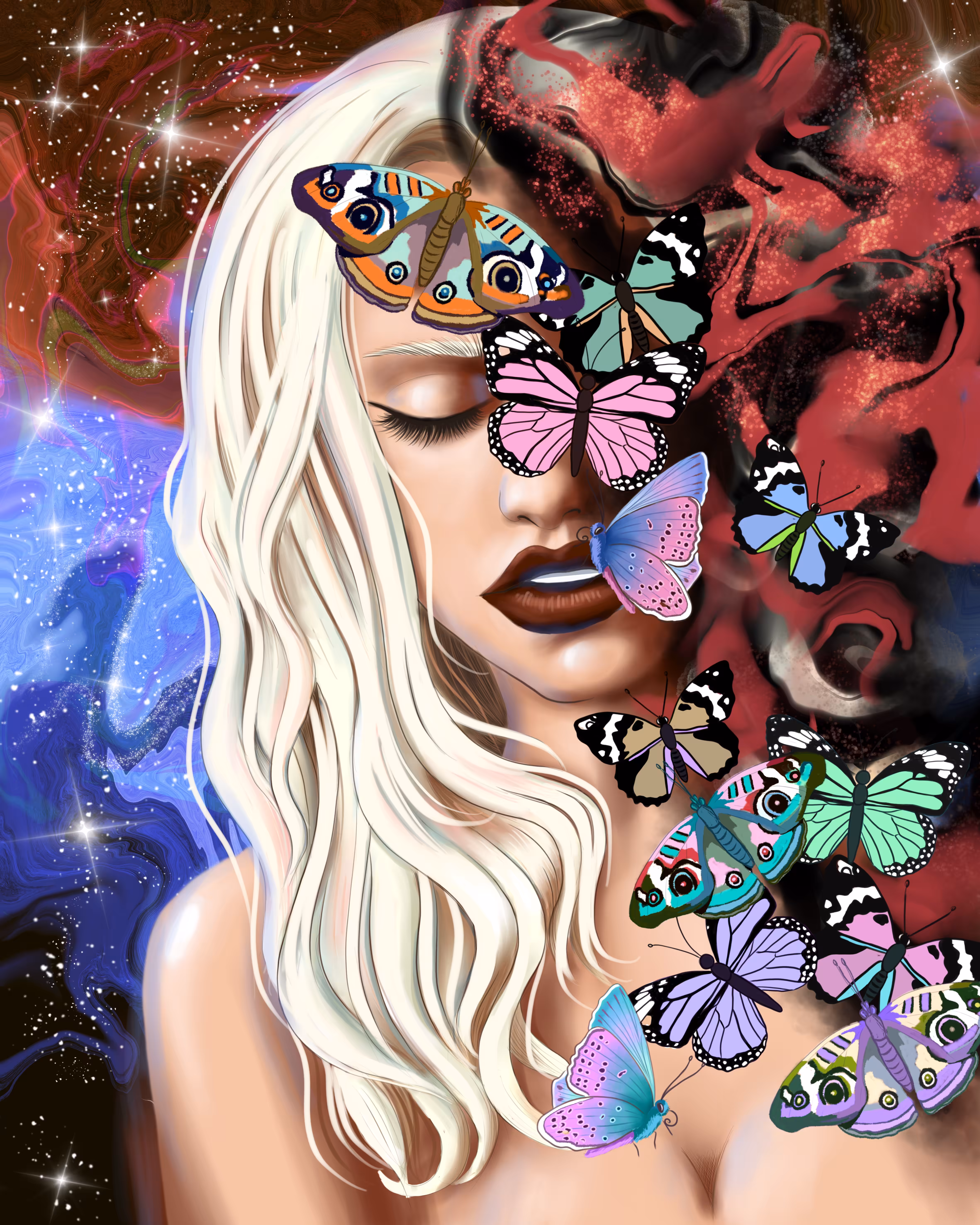 The butterfly's kiss