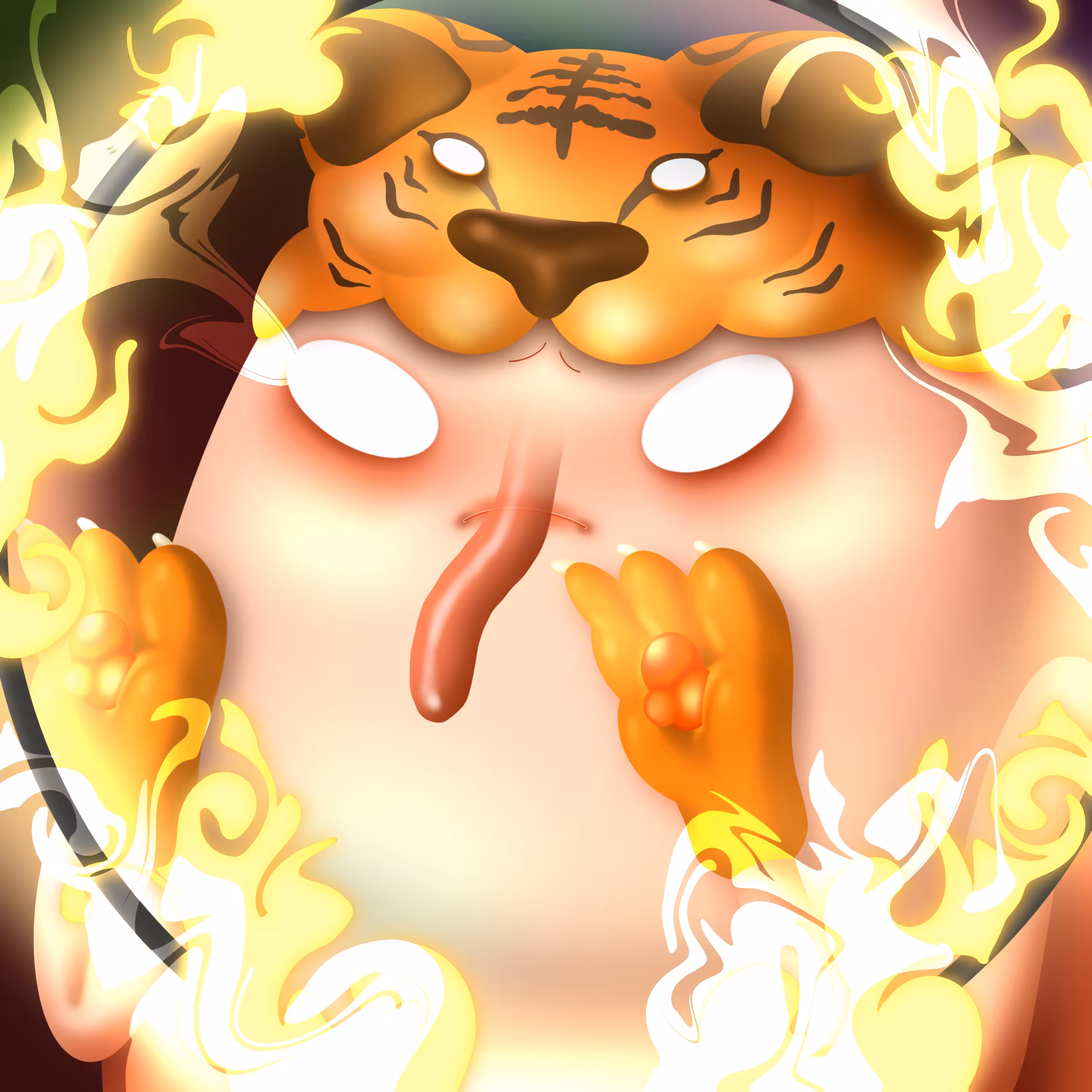 Circus tiger