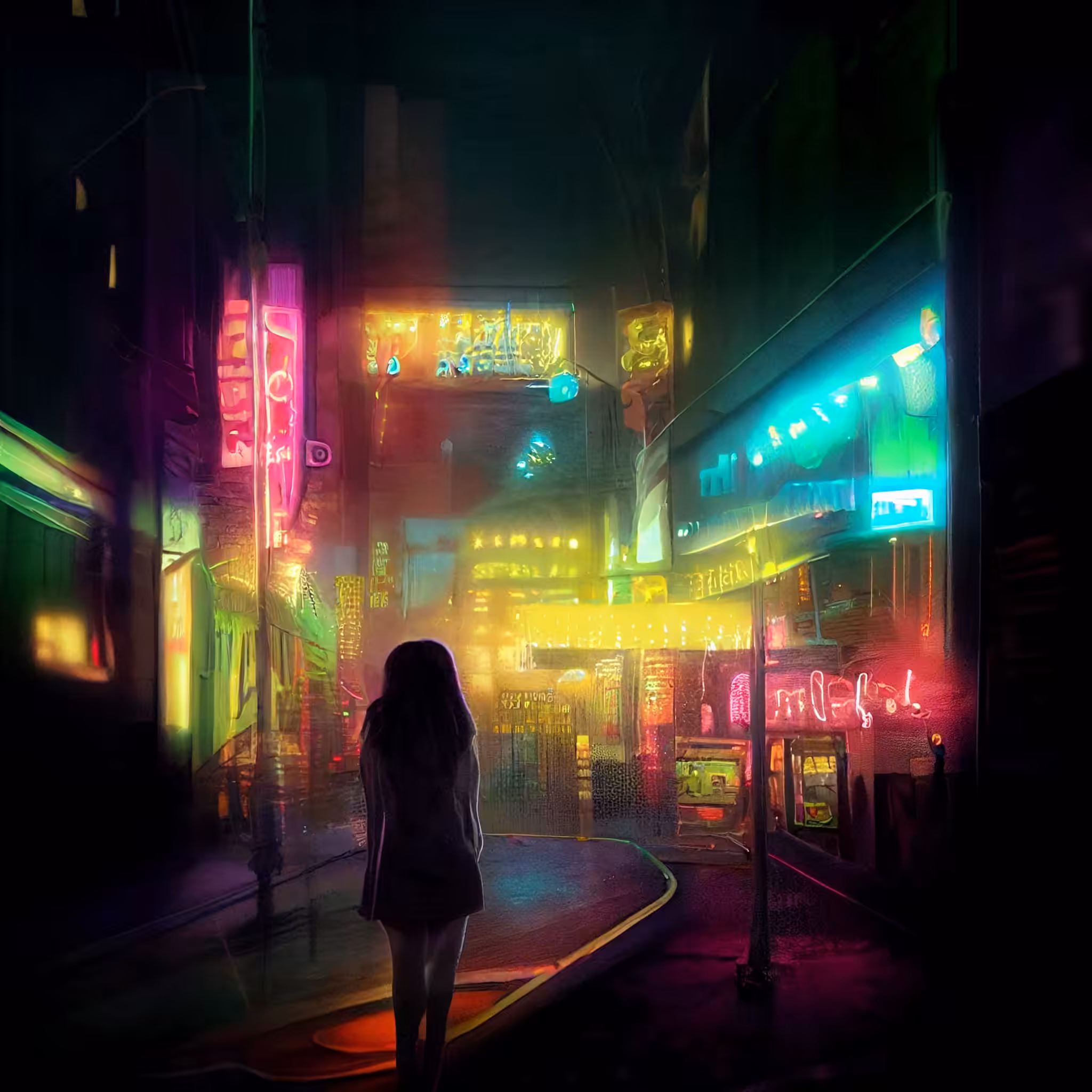Walking to the Bright Lights in Sorrow