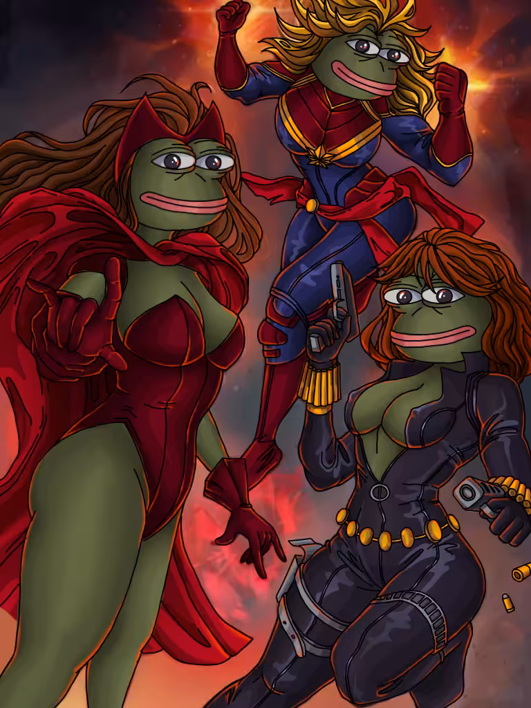 Super Pepe trio🐸💥