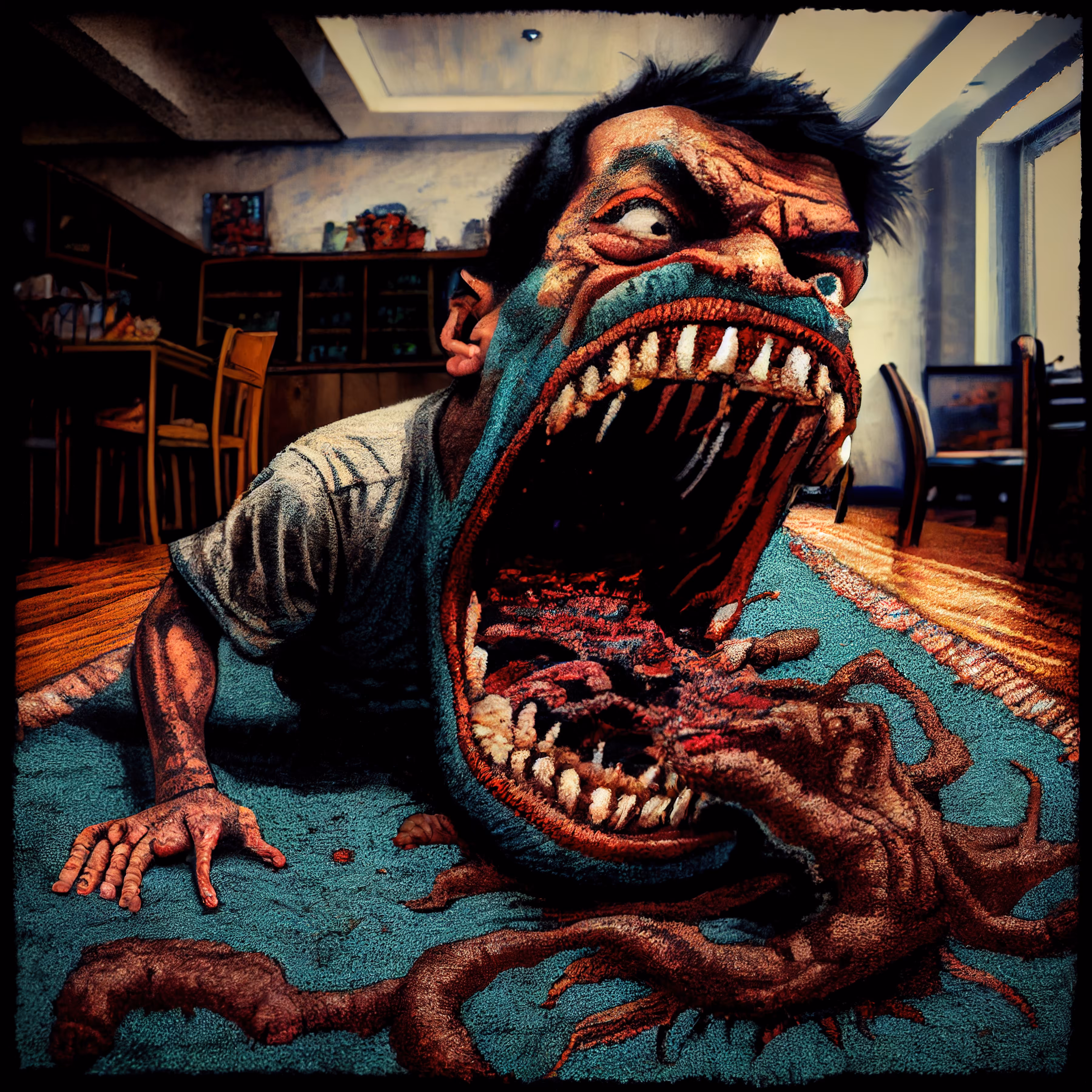 Man Eating Rug #1