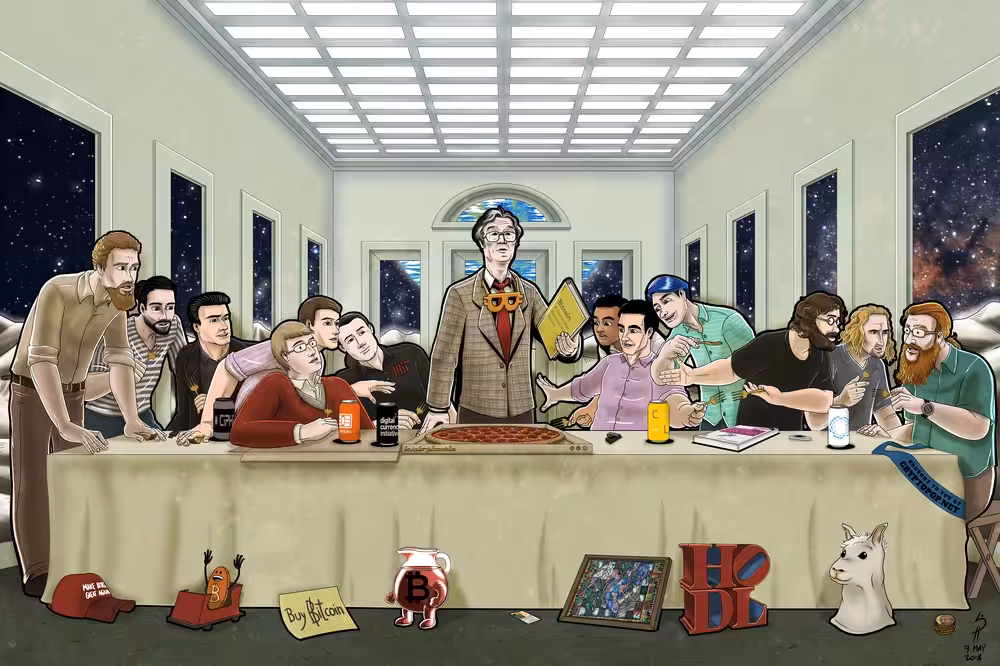 Supper at the Bitcoin Moonbase