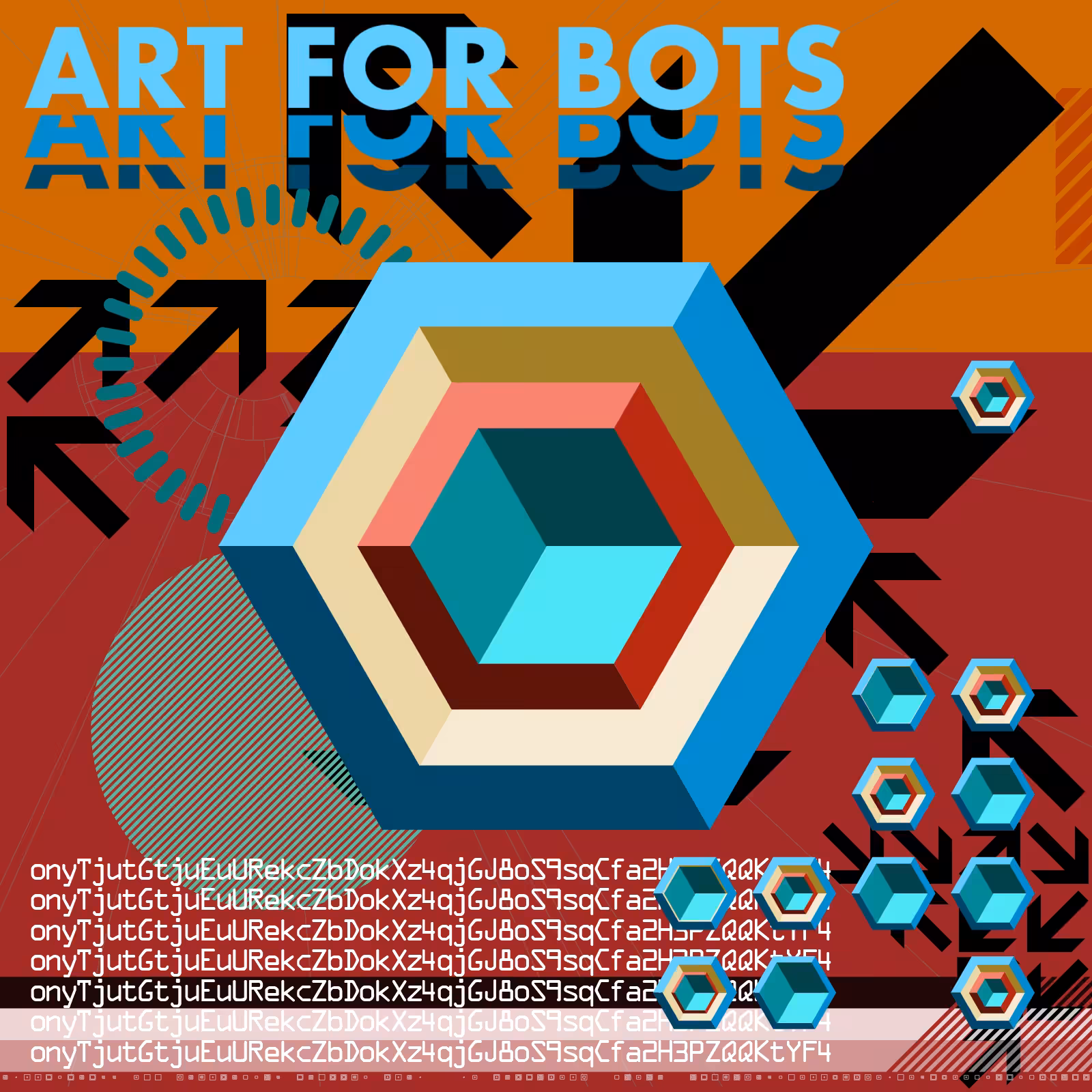 Hexagones - Art for Bots for Humans #34