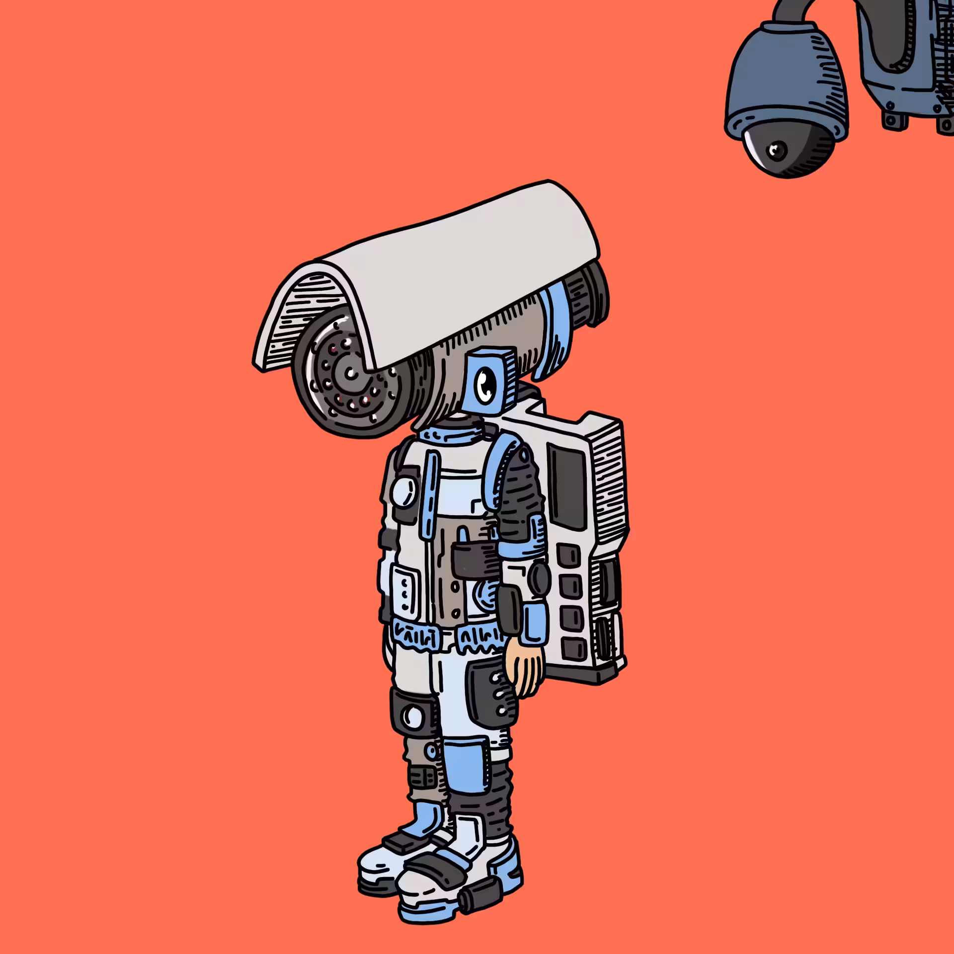Securitysystemtechnician one eyed guy #00133