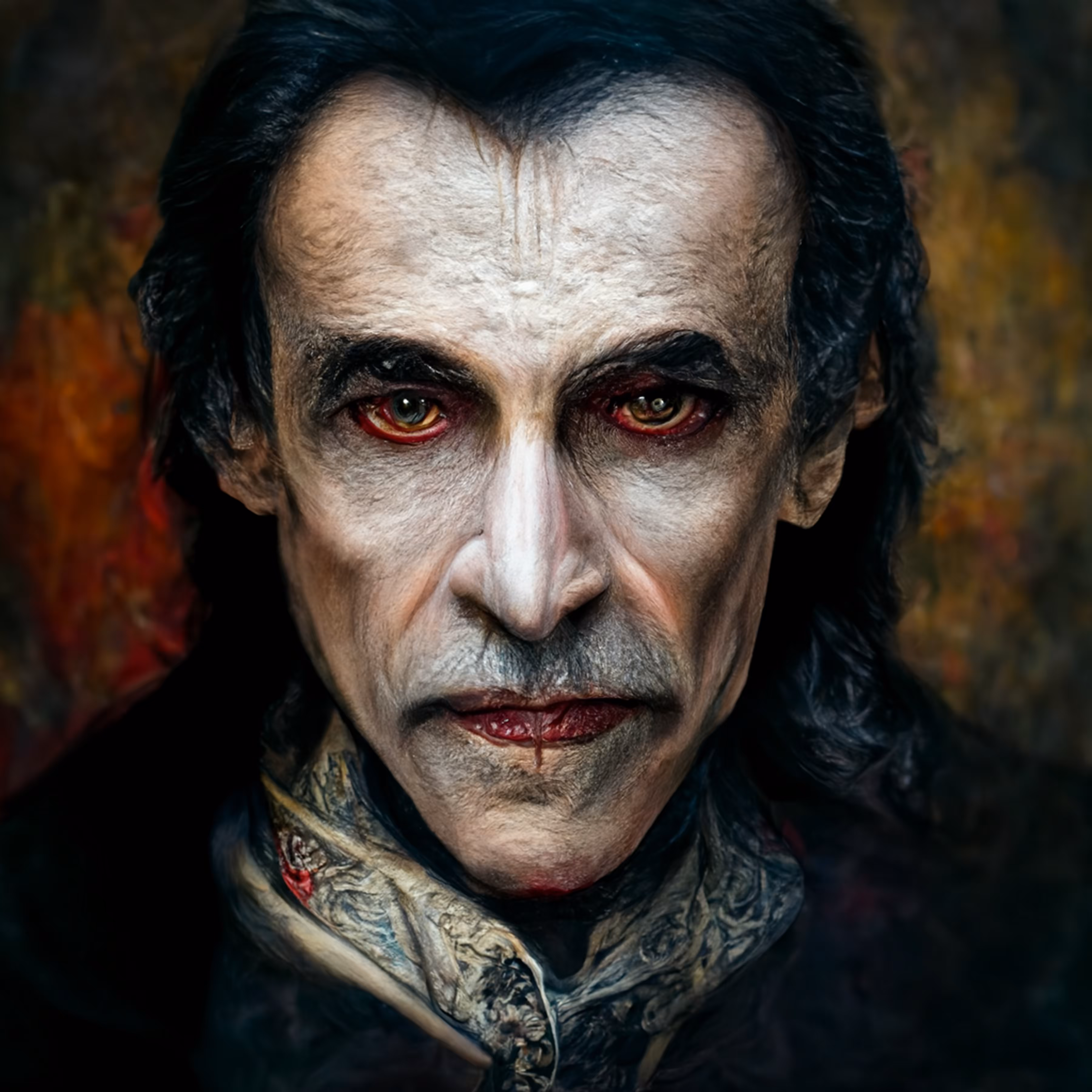 Dracula by Sollog 1/1  From the Dark Art Collection by Sollog  #darktez 2022