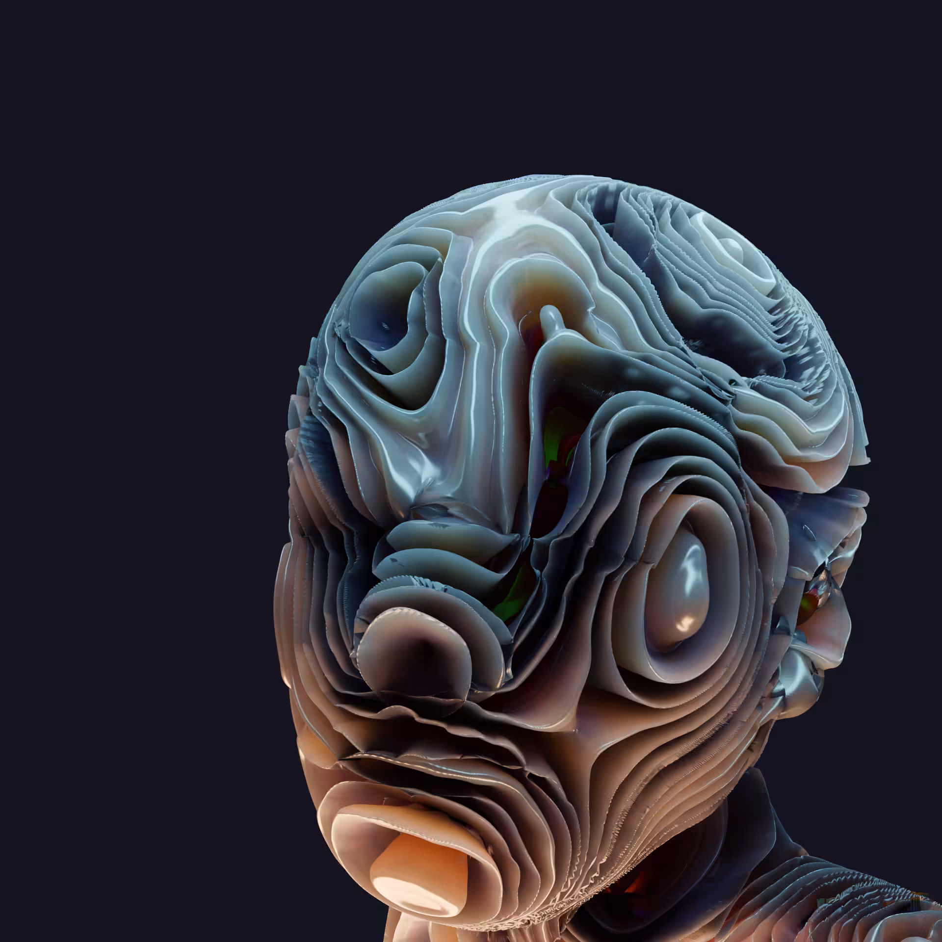 Glitched Portrait 01