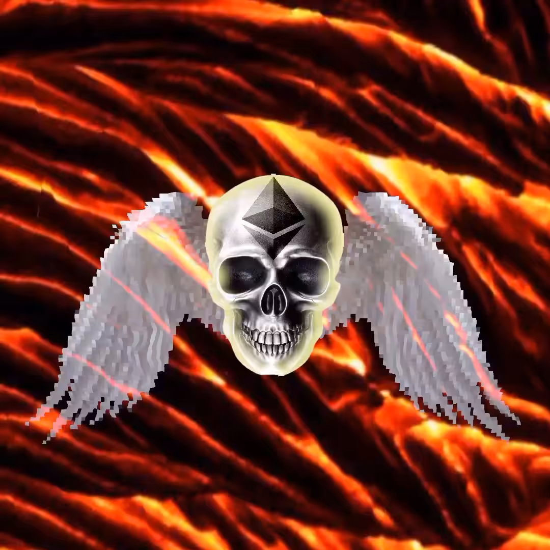 SKULL - ANGELTHERIUM - FLYING IN LAVA