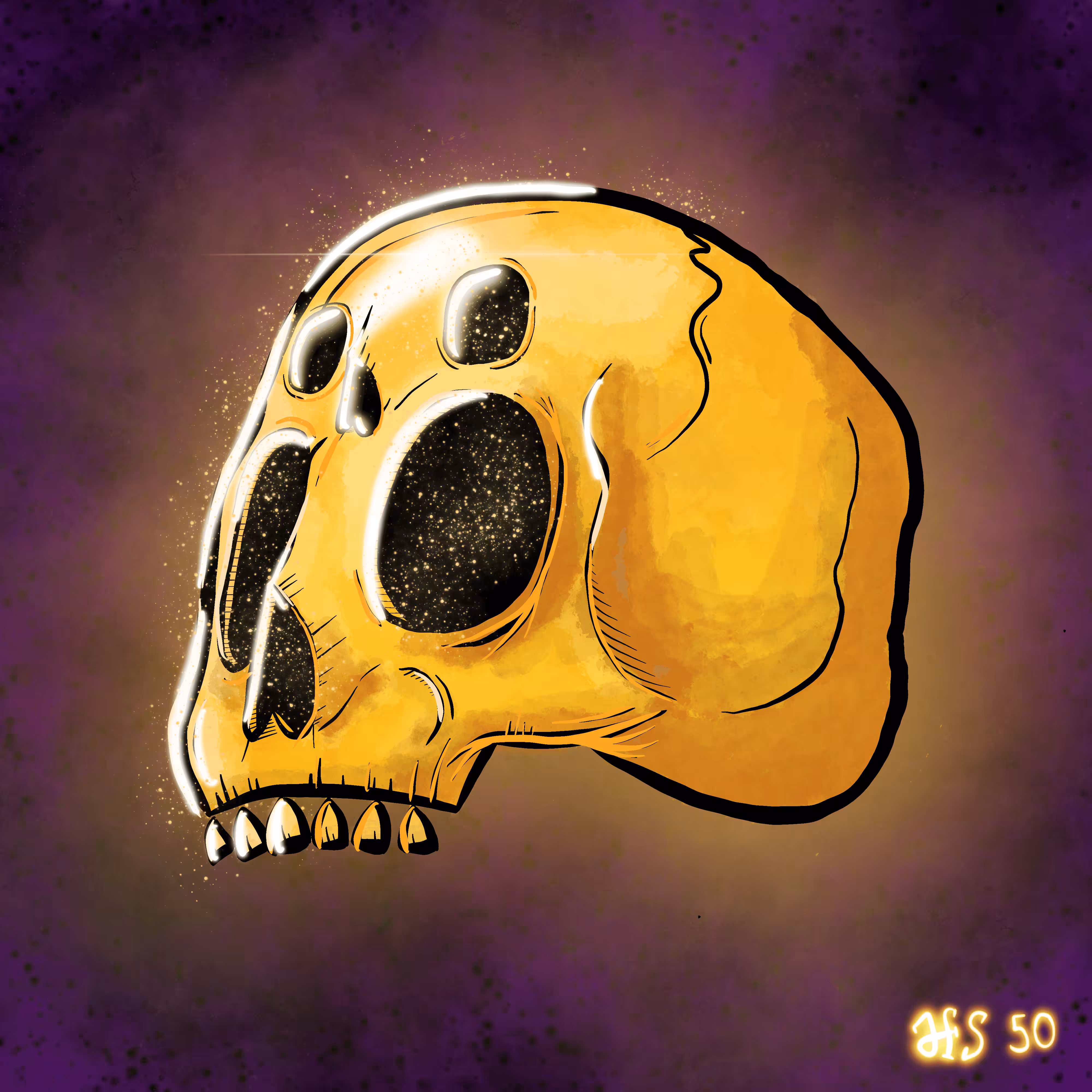 Almost Fancy Skull #50 (eygðr)