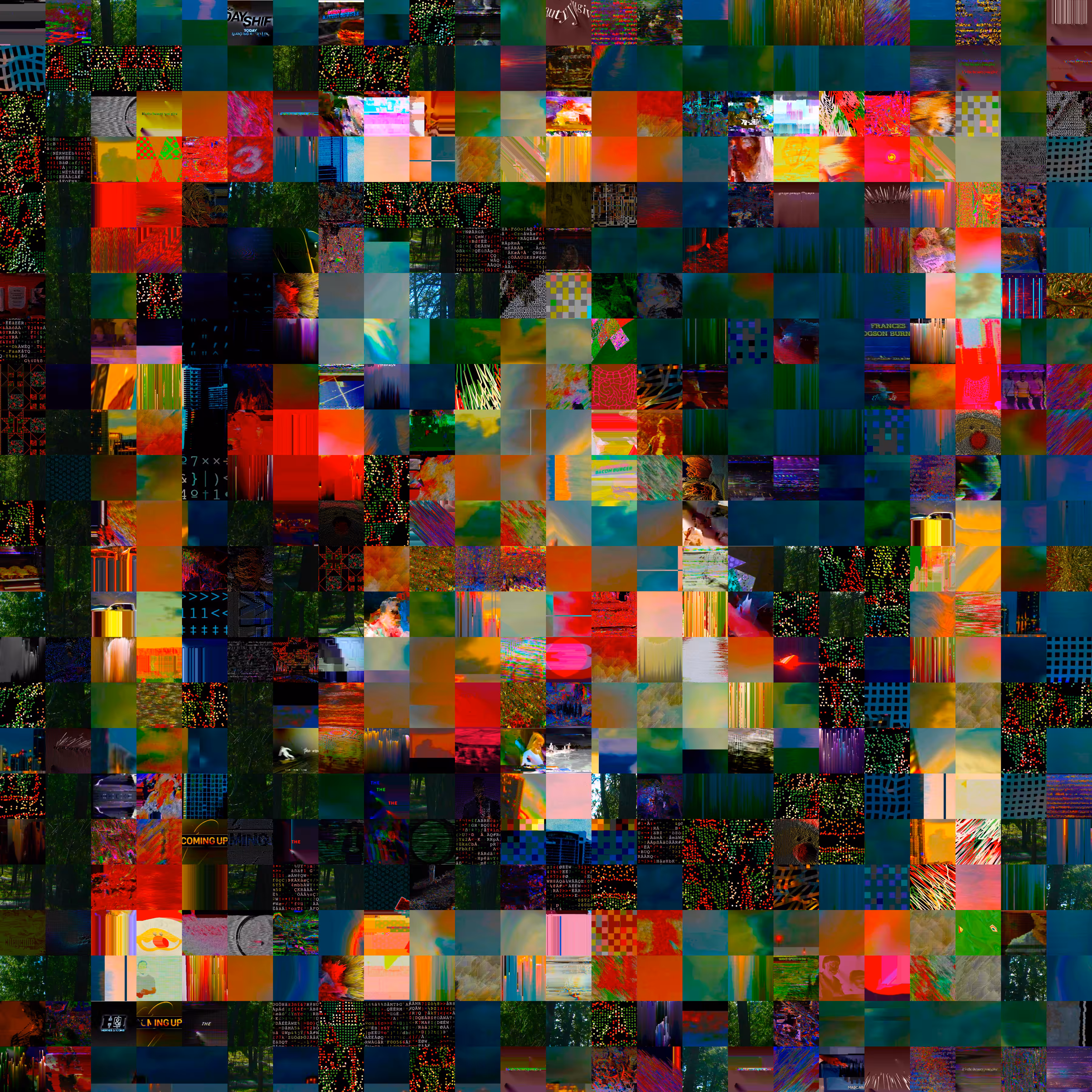 2021 Christmas Glitch Quilt 10