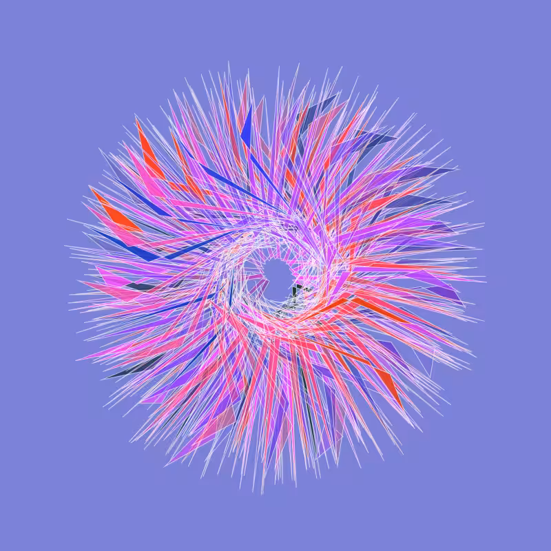 mosaic flower #25