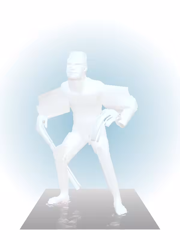 HeavenComputer: The Kicking Light Blue Man #2016