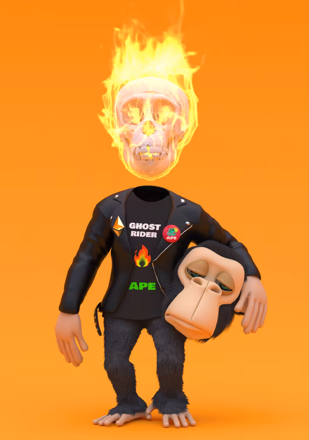 APE AND GHOST RIDER # 38