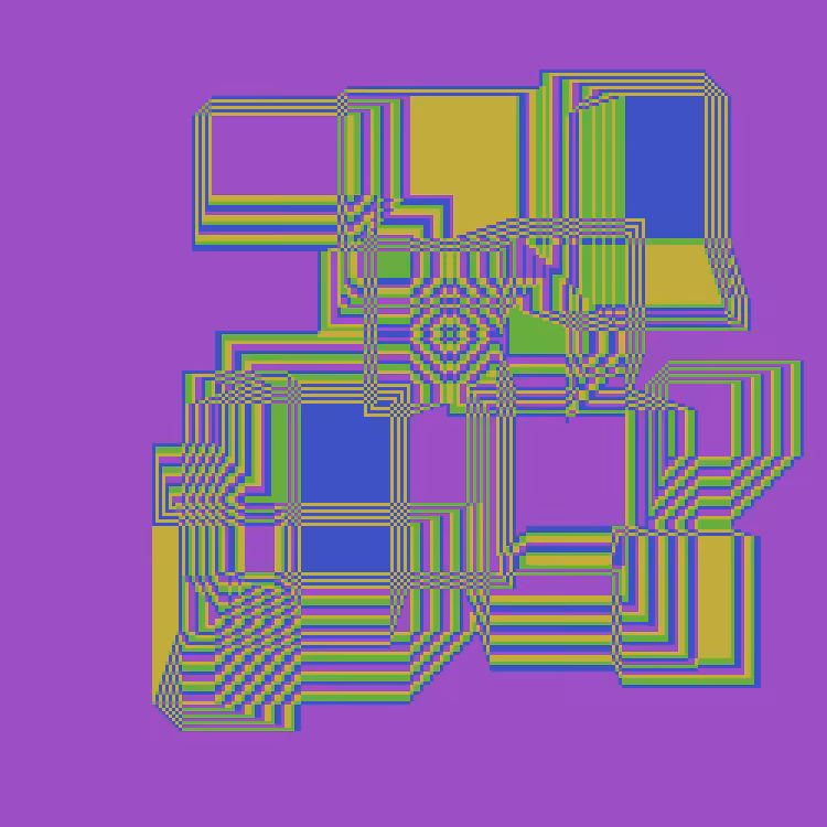 Superimposed Rectangles #119