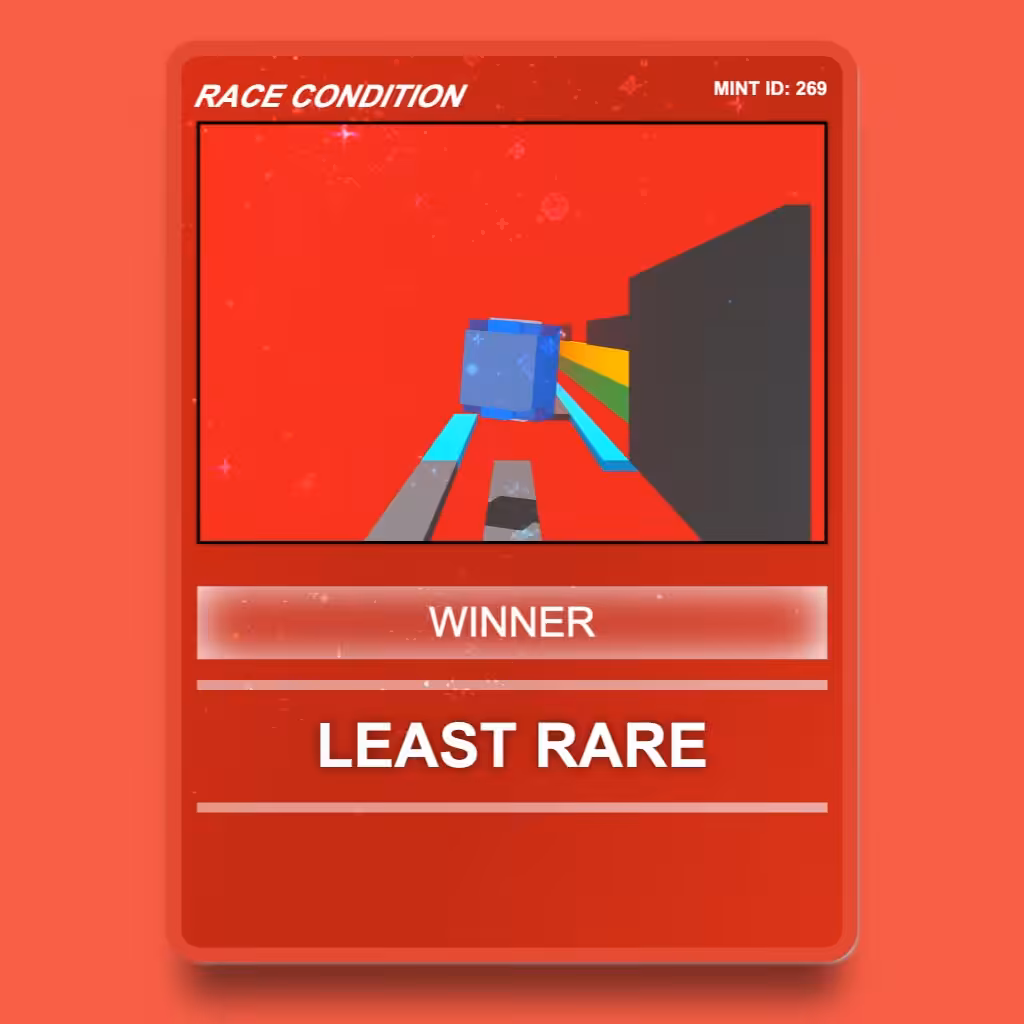 Least Rare – Race Condition Winner