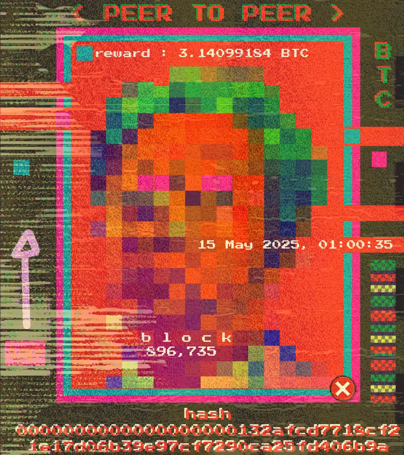 Rodeo posts: S A T O S H I  < LAST BLOCK MINED >