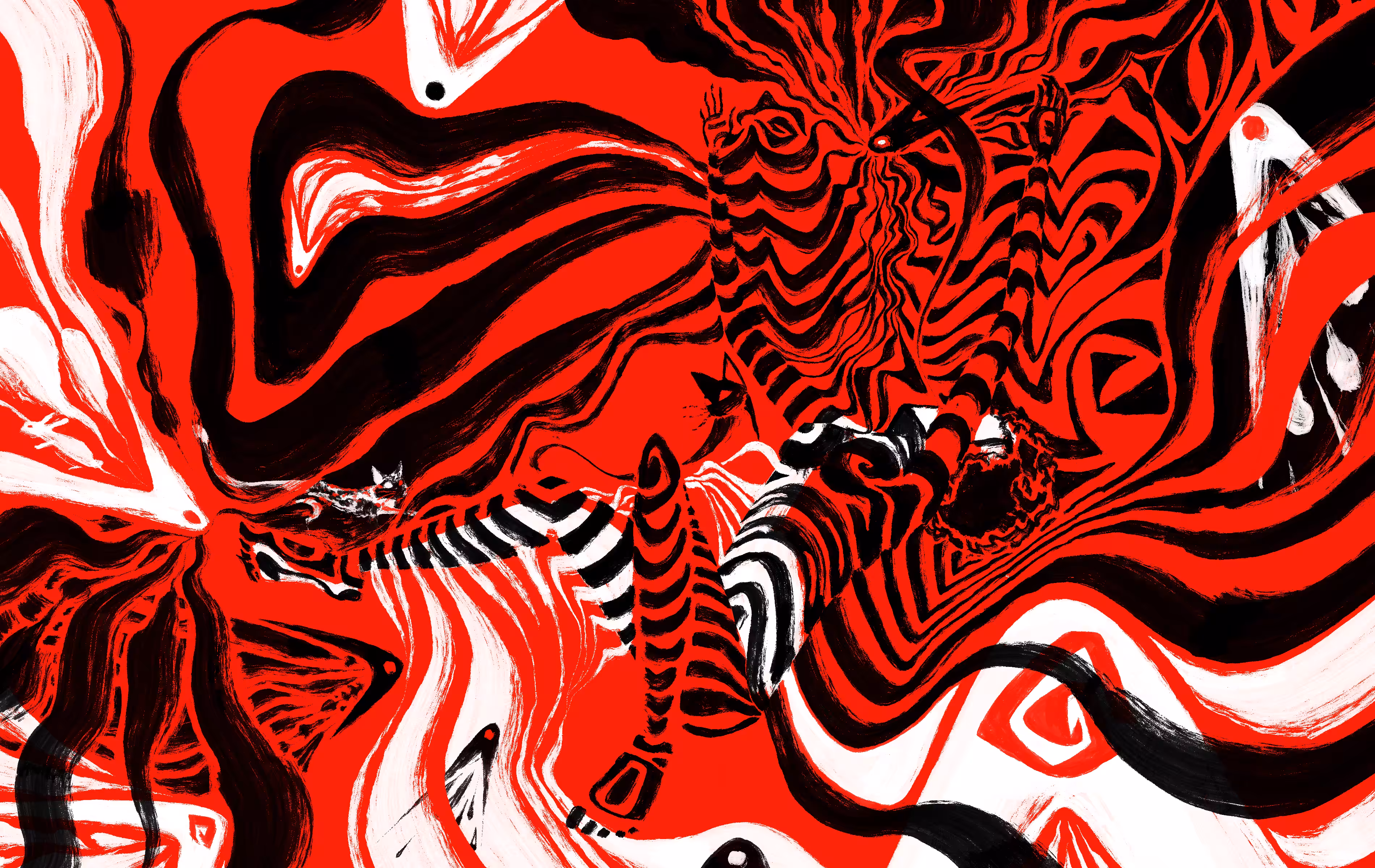 Falling eyes