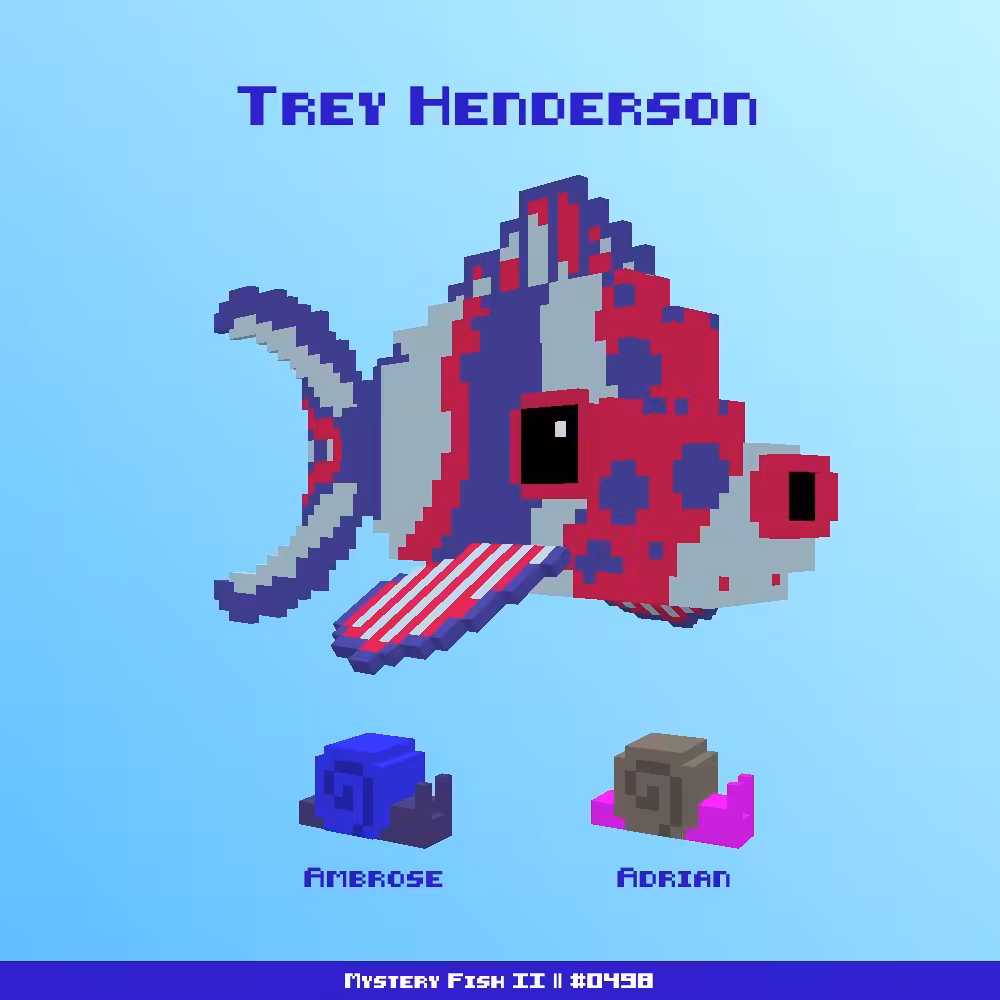 Trey Henderson :: Mystery Fish 0498/1000 