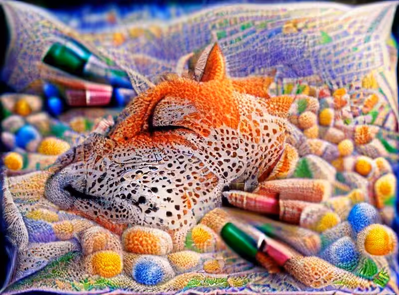 Abraham's First Works: pointillist dream