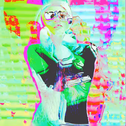 Psychedelic random selfie