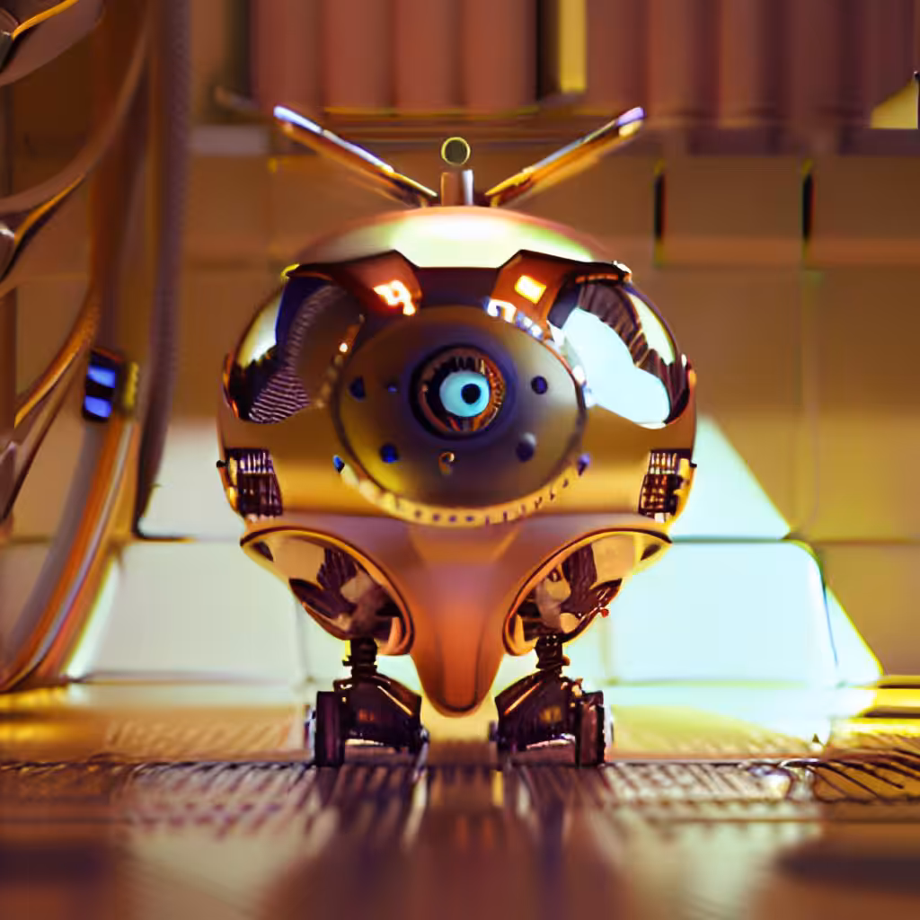 Golden Robotic Apples #9