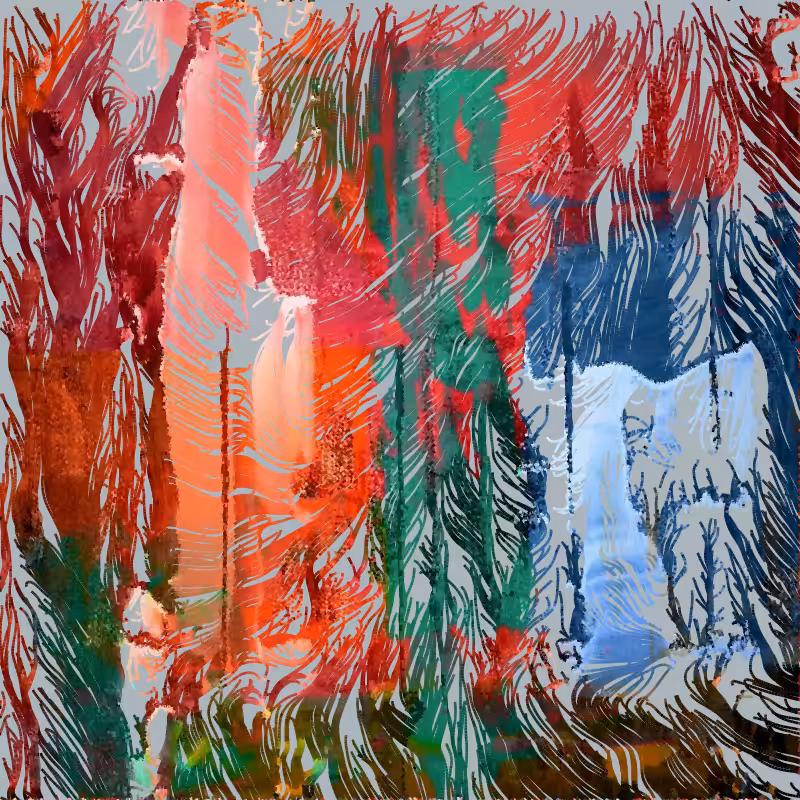ABSTRACT PERLINS #23