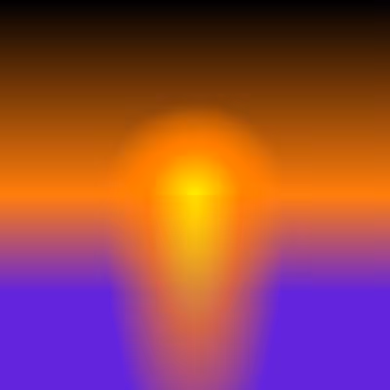 Sunset over random planet #1