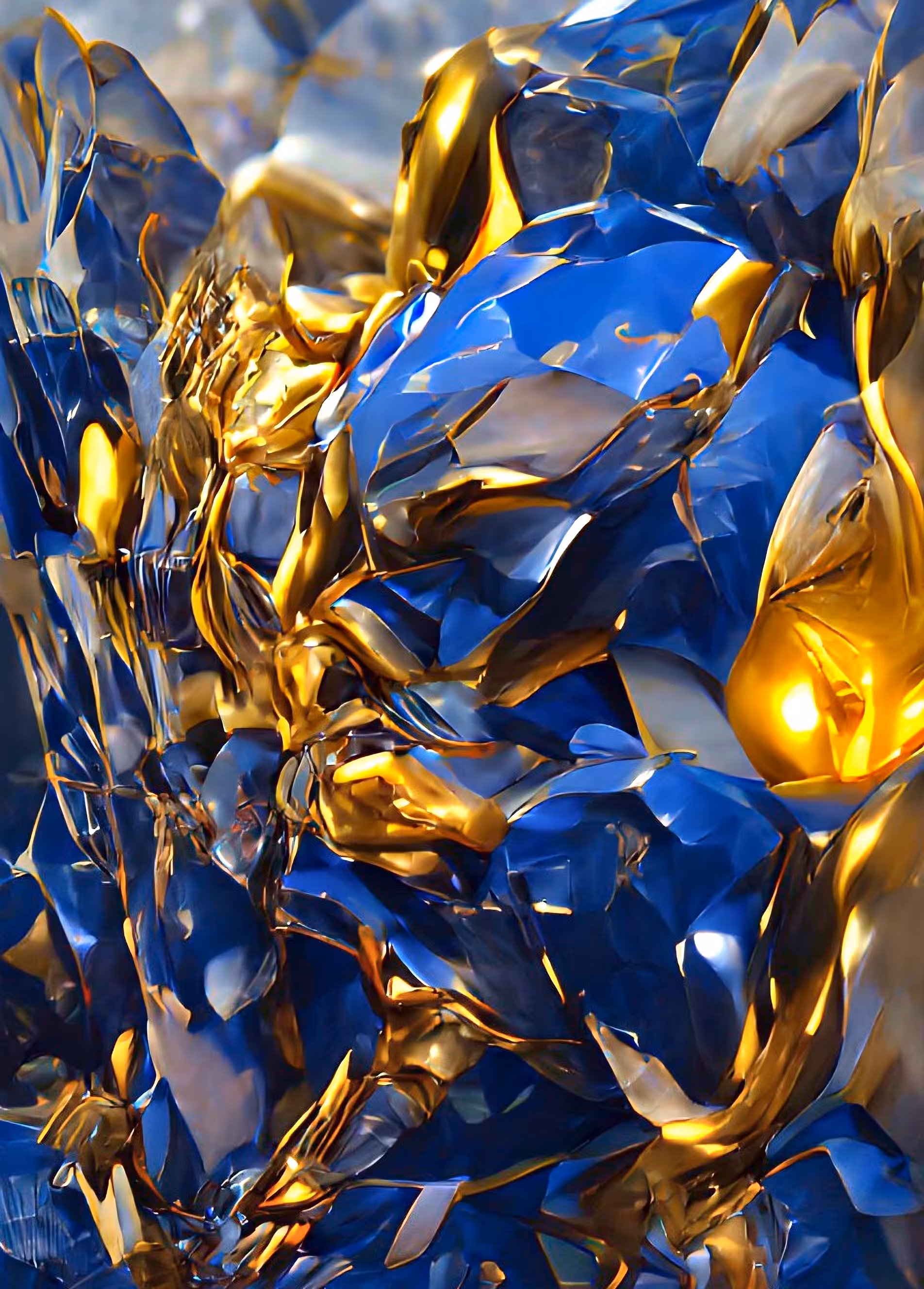 AI Series - Sapphire and Gold