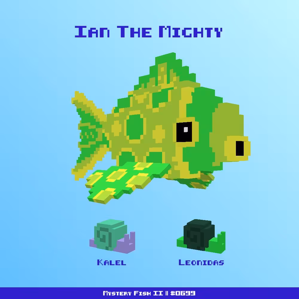 Ian The Mighty :: Mystery Fish 0699/1000 