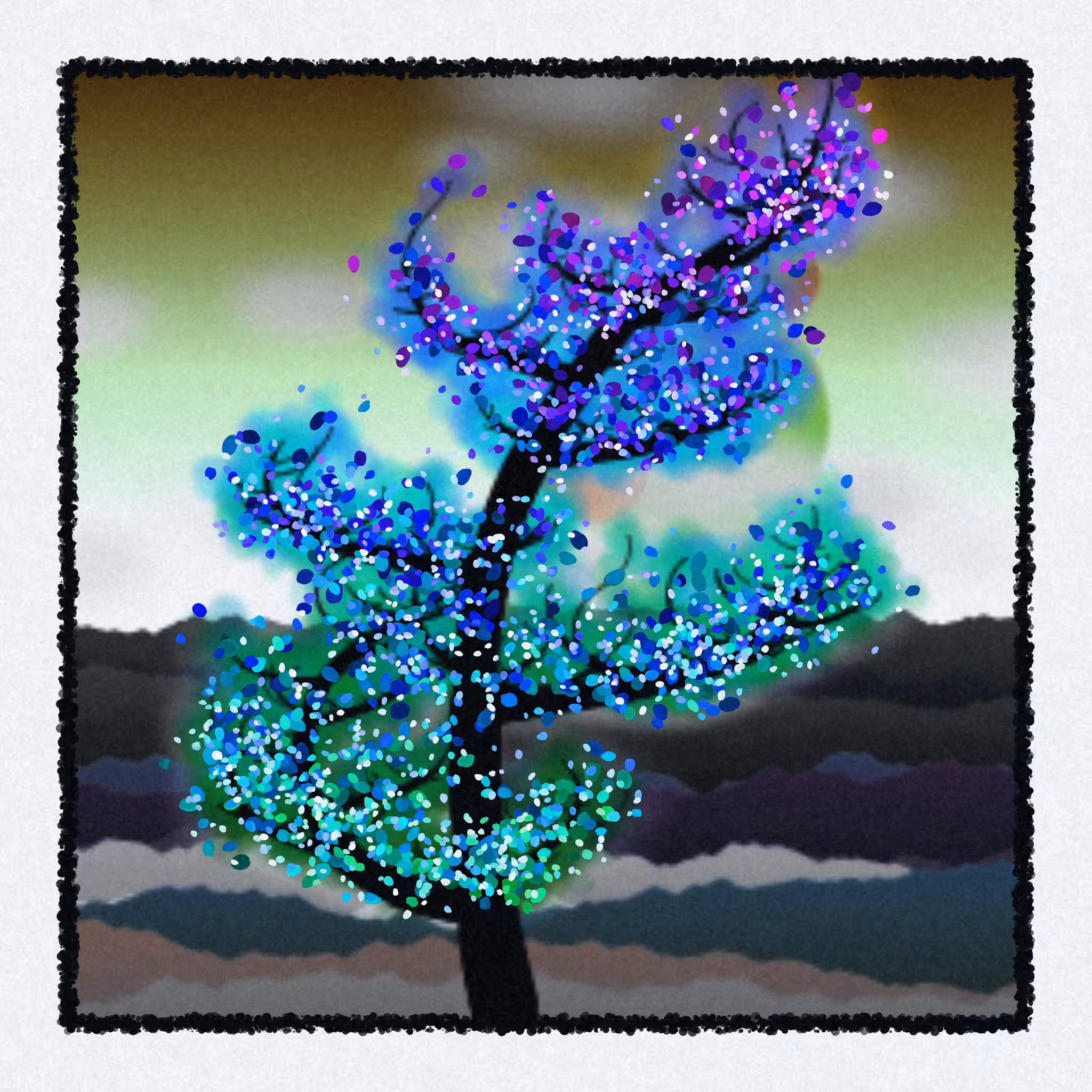 Dithered Branches #177