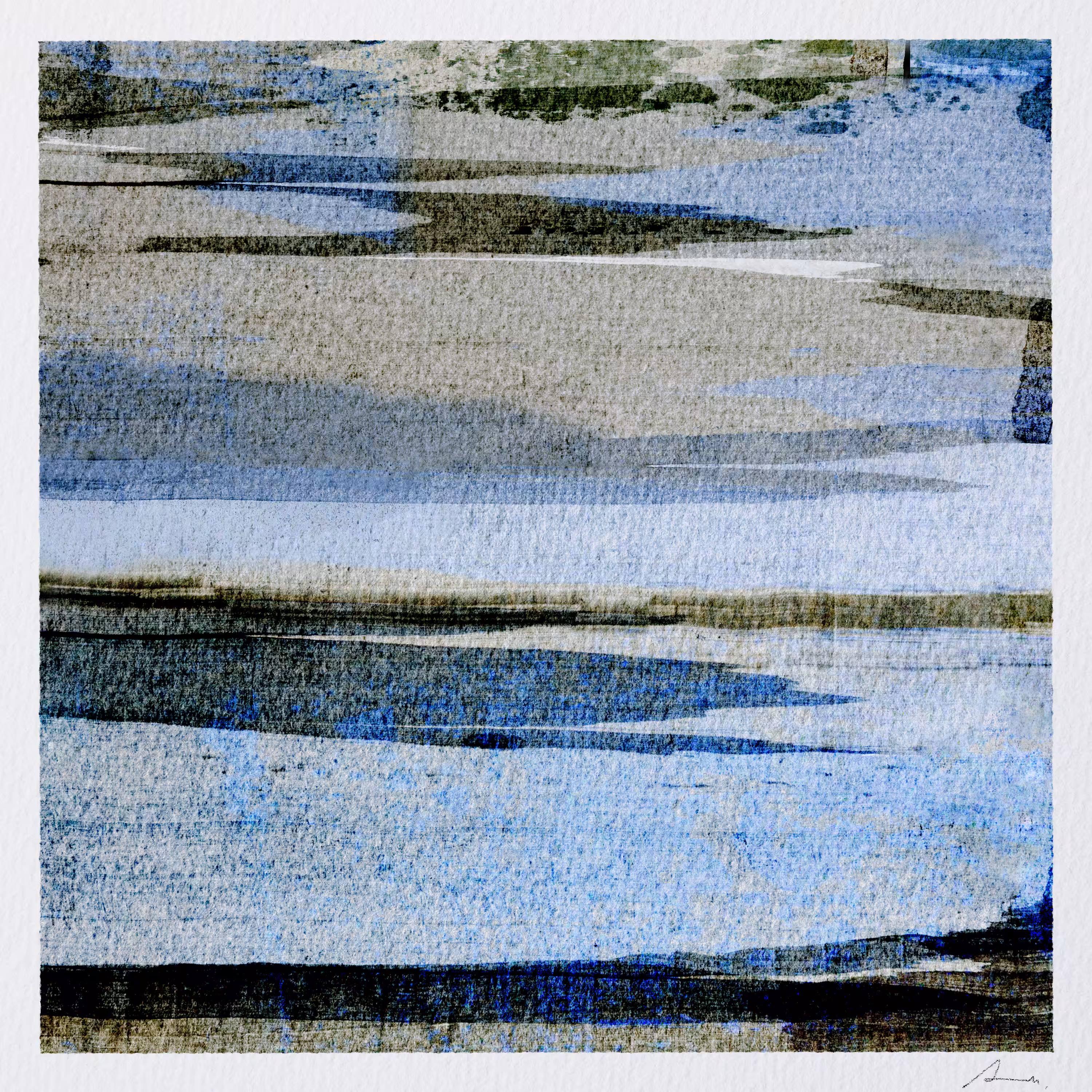 Walking By The Lake (For Abstract Expression)
