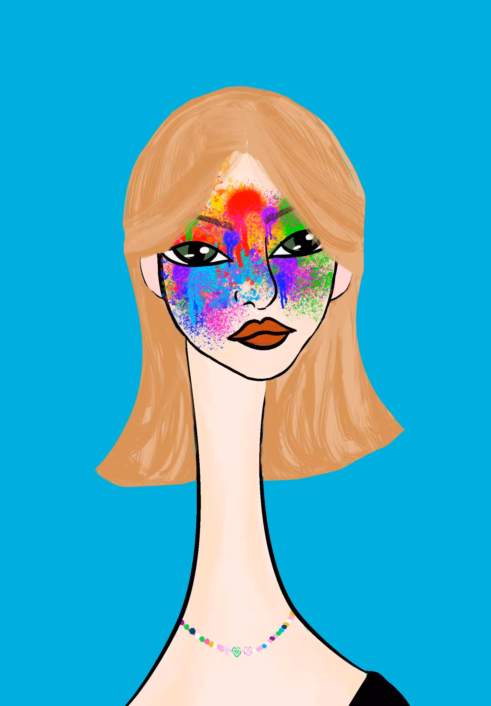 Long Neckie Lady #669