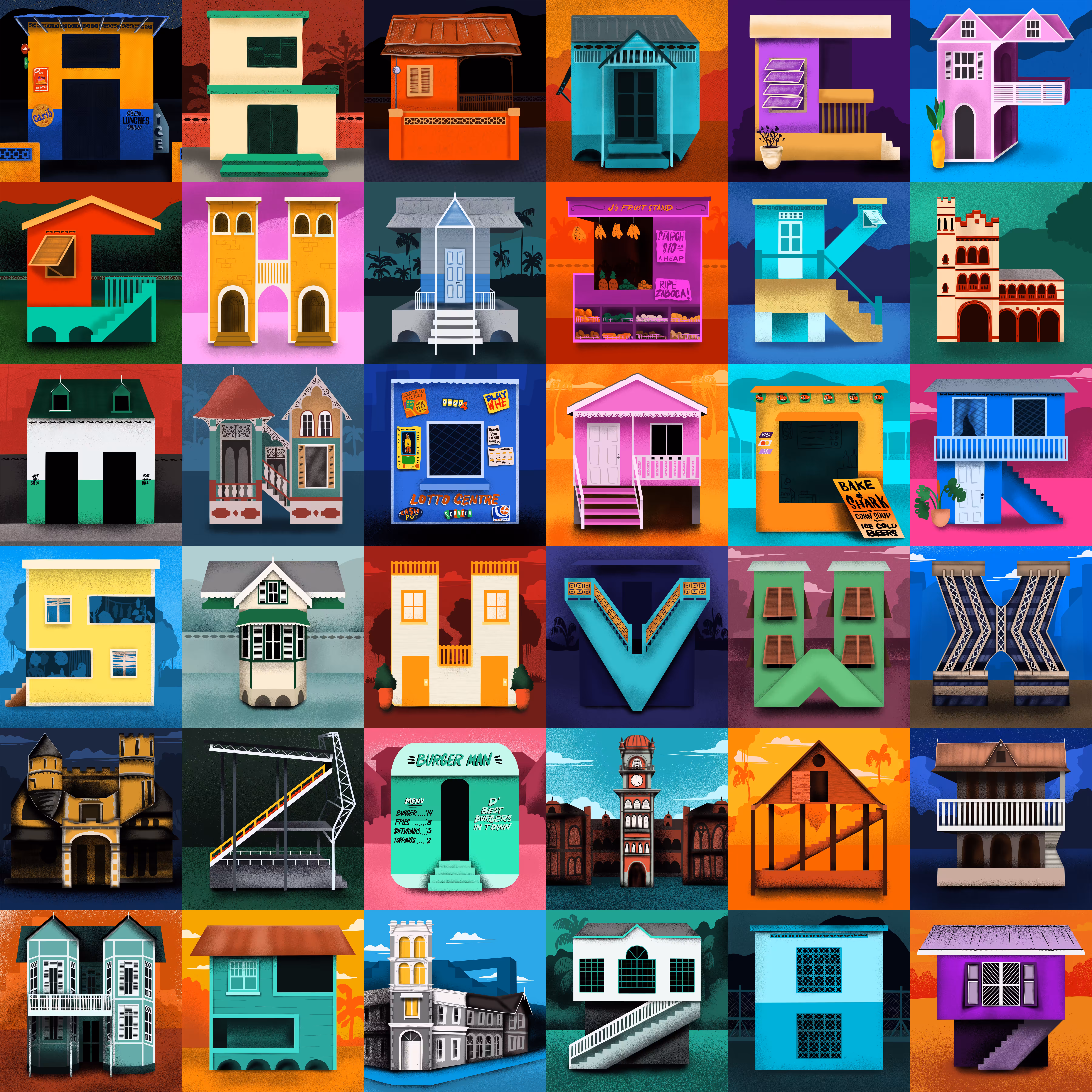 Caribbean Architectural Alphabet
