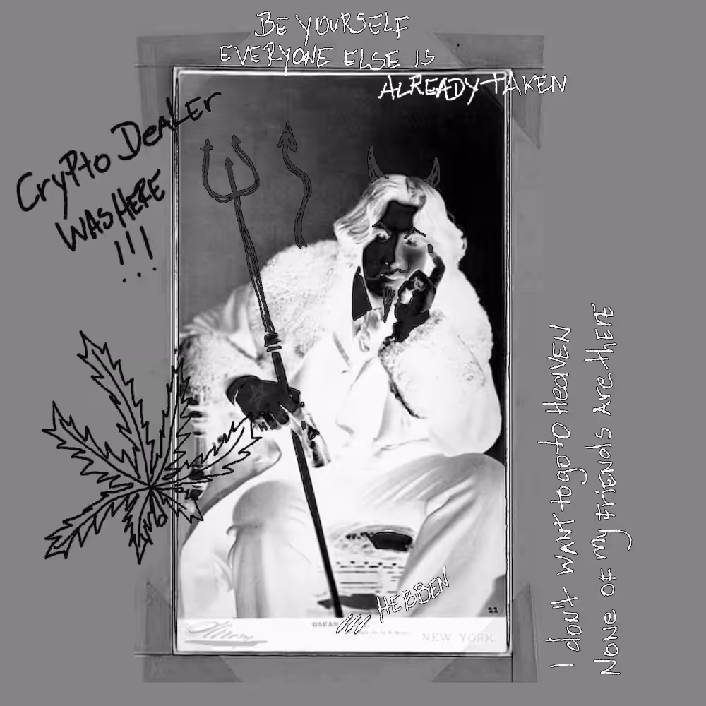 Crypto Dealer's Story II - 1st Negative - Oscar Wilde